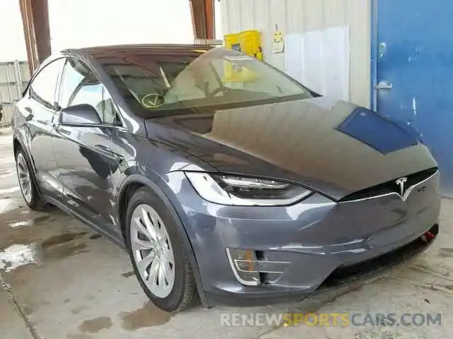 1 Photograph of a damaged car 5YJXCBE22KF153821 TESLA MODEL X 2019