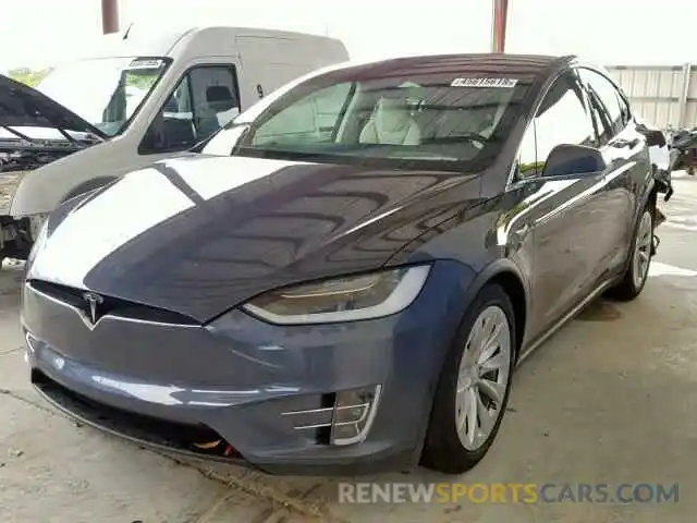 2 Photograph of a damaged car 5YJXCBE22KF153821 TESLA MODEL X 2019