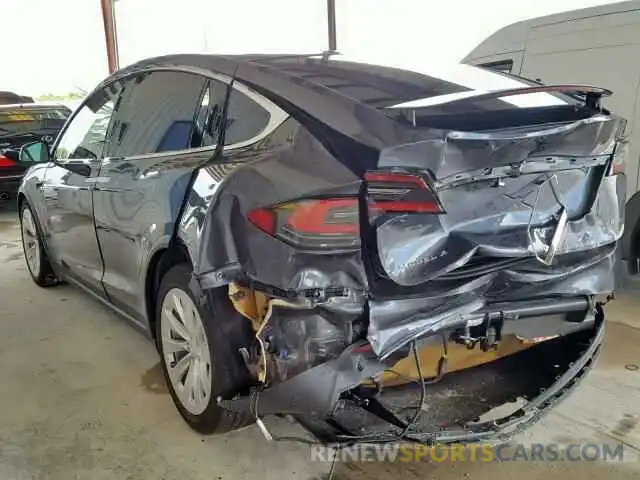 3 Photograph of a damaged car 5YJXCBE22KF153821 TESLA MODEL X 2019