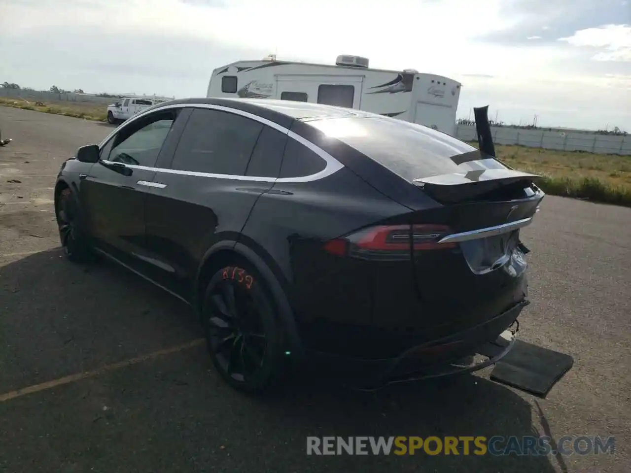 3 Фотография поврежденного автомобиля 5YJXCBE22KF210390 TESLA MODEL X 2019