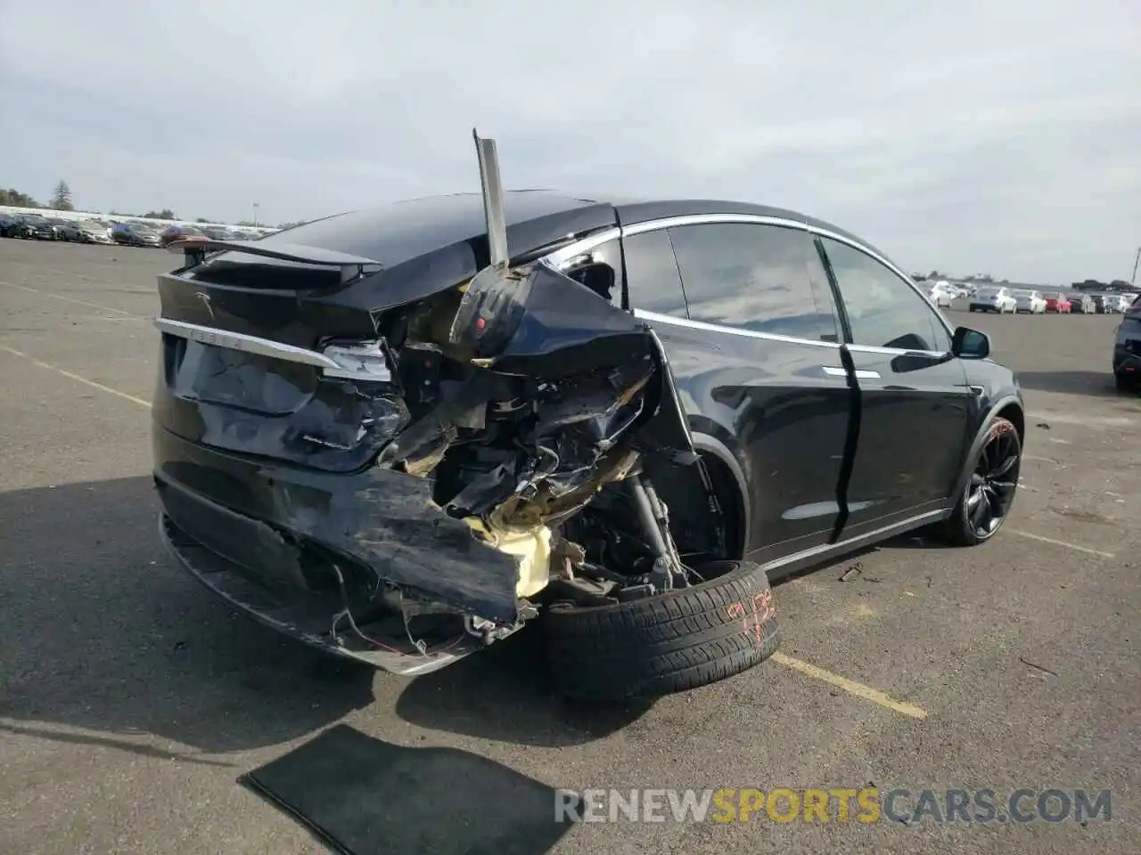 4 Photograph of a damaged car 5YJXCBE22KF210390 TESLA MODEL X 2019