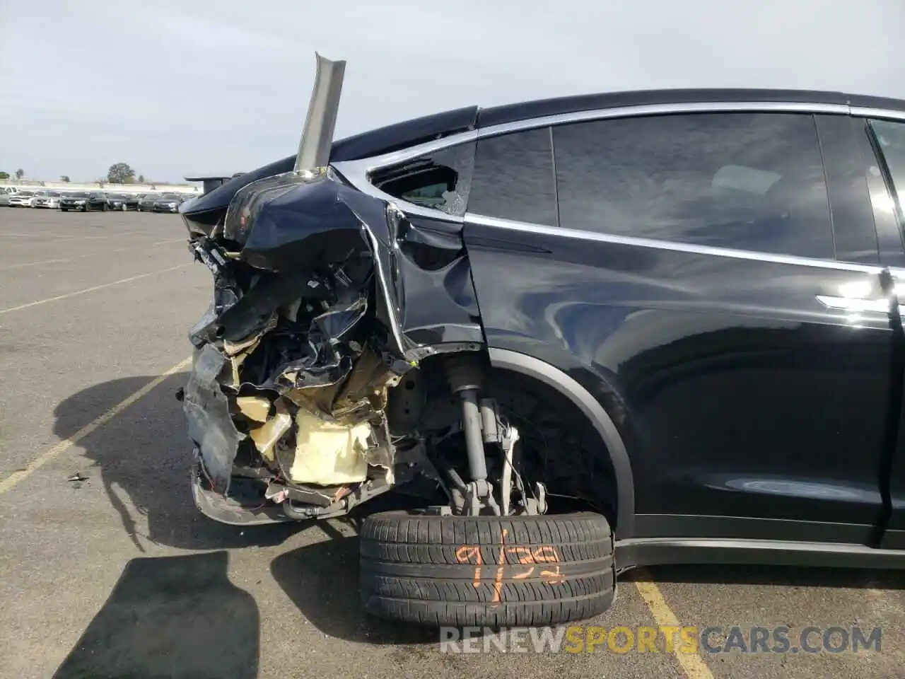 9 Photograph of a damaged car 5YJXCBE22KF210390 TESLA MODEL X 2019