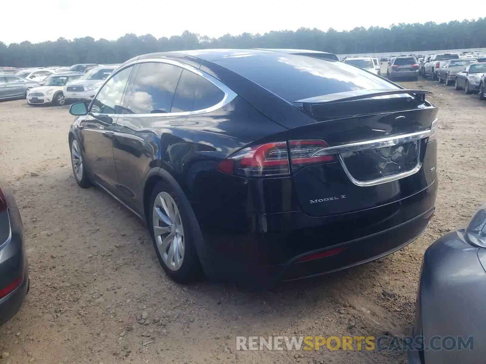 3 Photograph of a damaged car 5YJXCBE23KF159546 TESLA MODEL X 2019