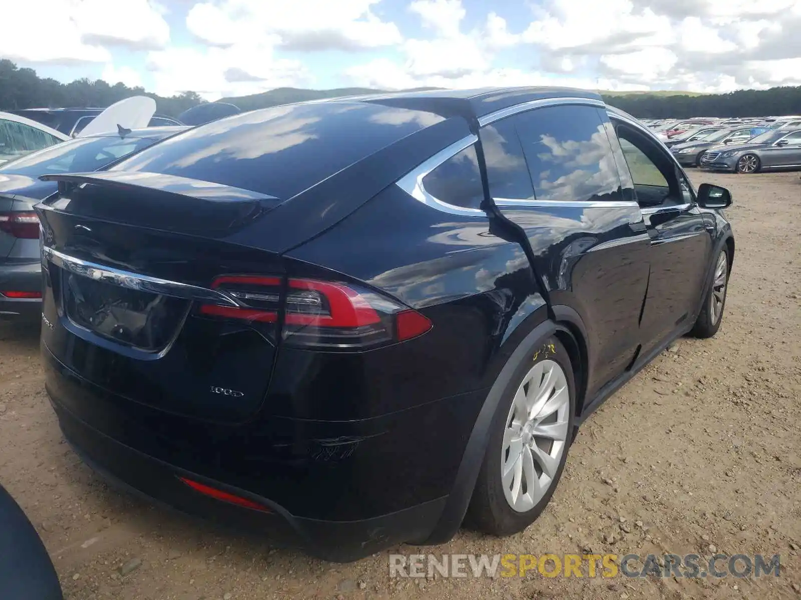 4 Фотография поврежденного автомобиля 5YJXCBE23KF159546 TESLA MODEL X 2019