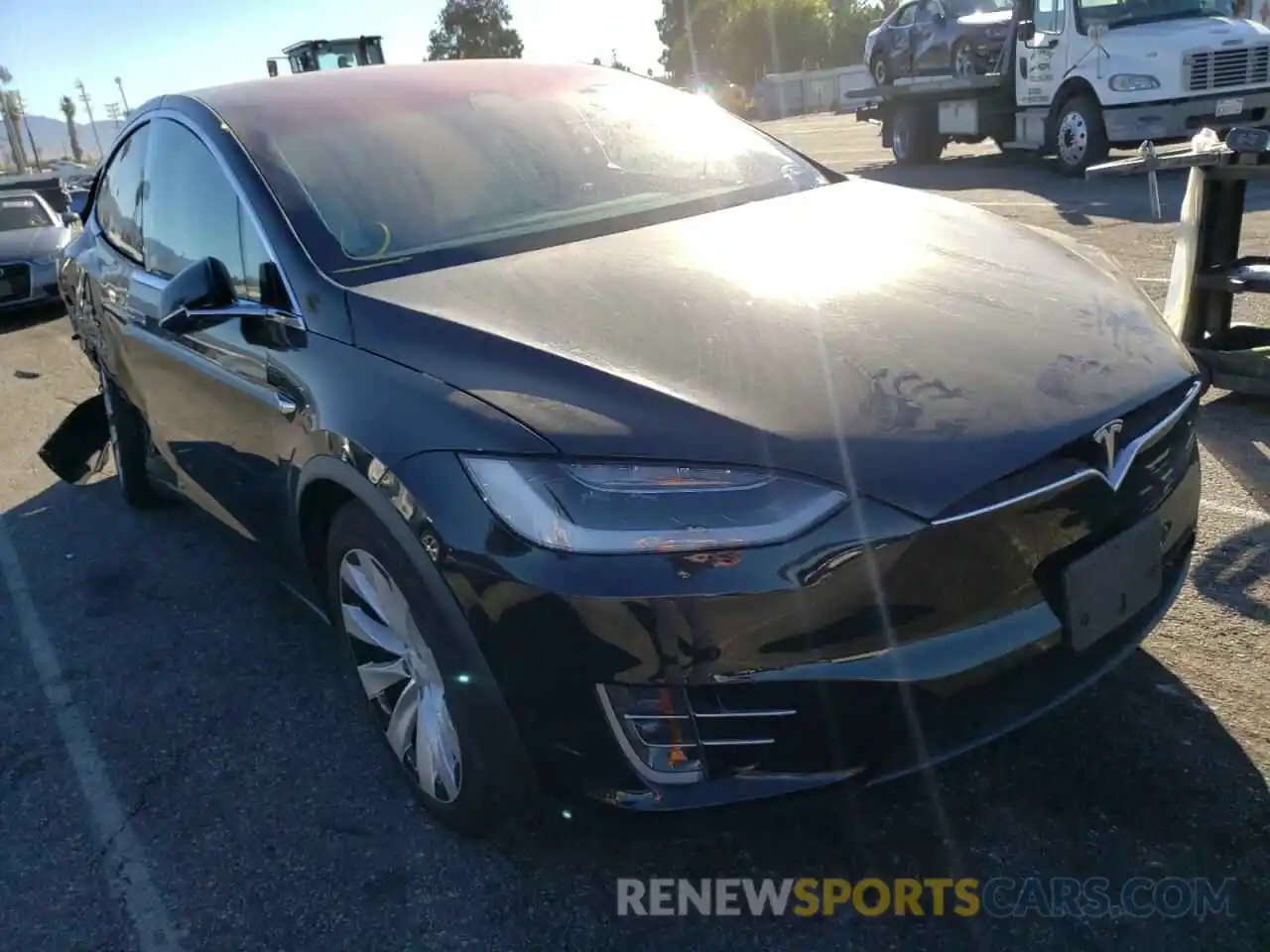 1 Photograph of a damaged car 5YJXCBE24KF160768 TESLA MODEL X 2019