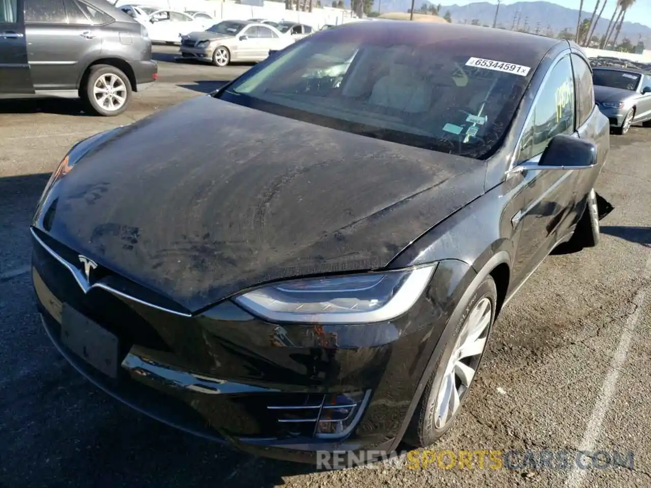 2 Photograph of a damaged car 5YJXCBE24KF160768 TESLA MODEL X 2019