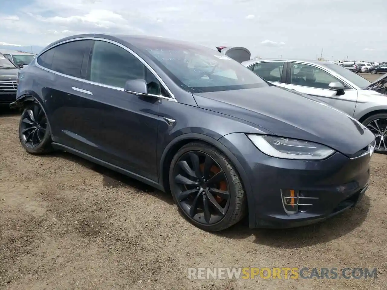 1 Photograph of a damaged car 5YJXCBE24KF209077 TESLA MODEL X 2019