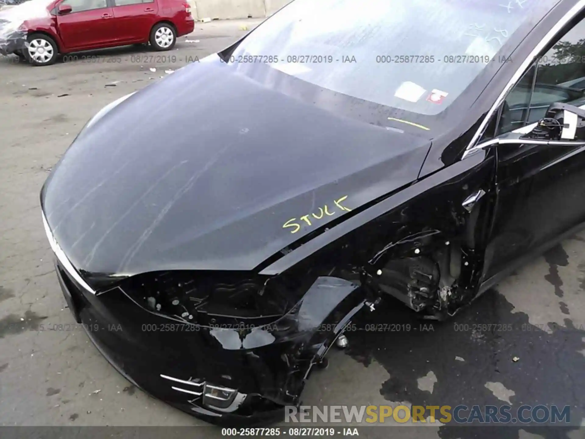 10 Photograph of a damaged car 5YJXCBE25KF152937 TESLA MODEL X 2019