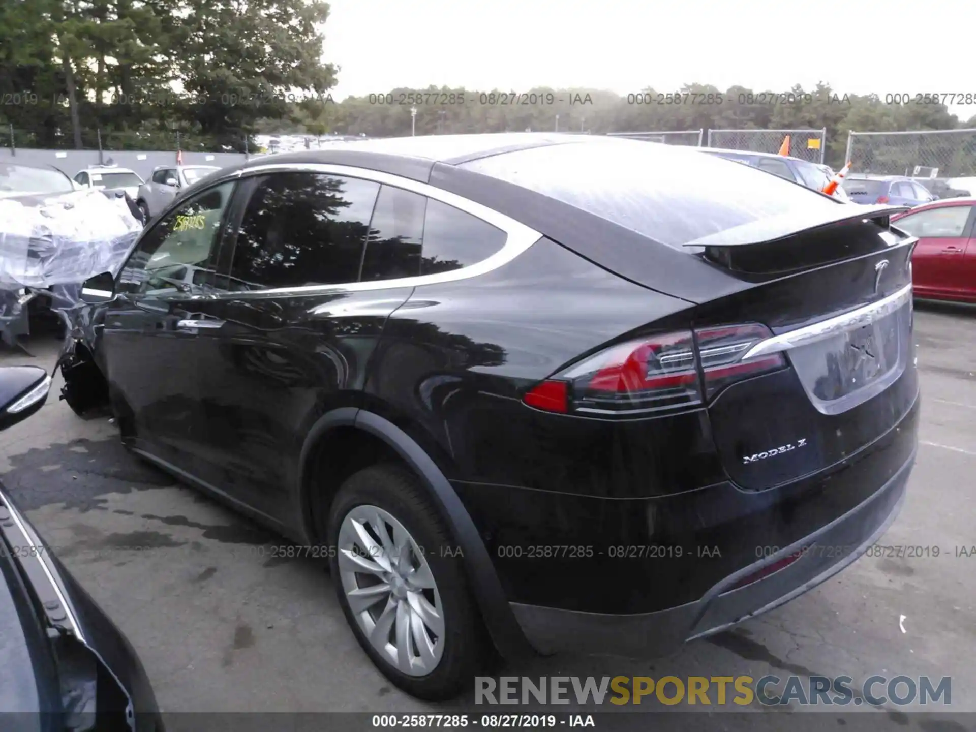 3 Photograph of a damaged car 5YJXCBE25KF152937 TESLA MODEL X 2019