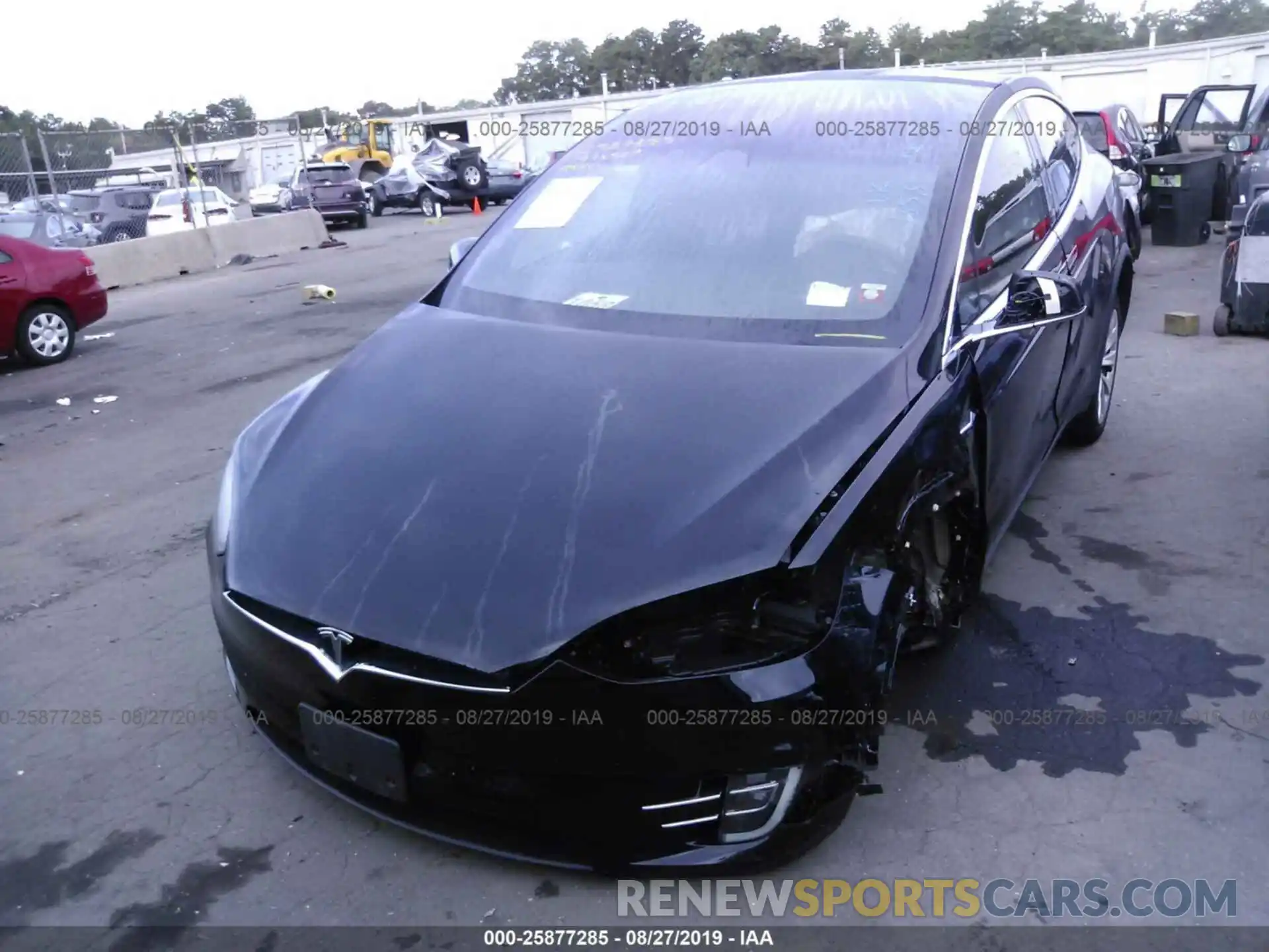 6 Photograph of a damaged car 5YJXCBE25KF152937 TESLA MODEL X 2019