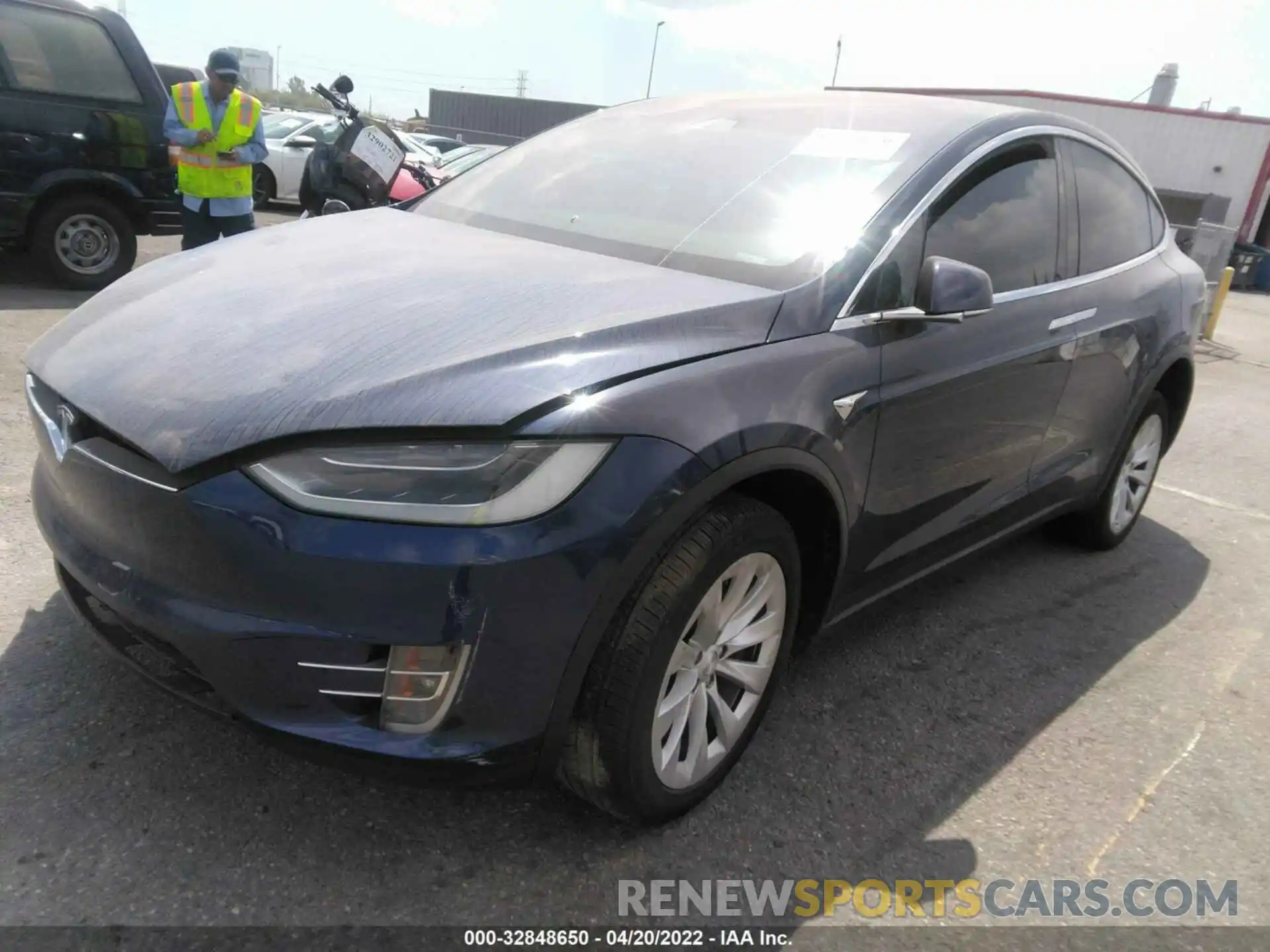 2 Photograph of a damaged car 5YJXCBE25KF159631 TESLA MODEL X 2019