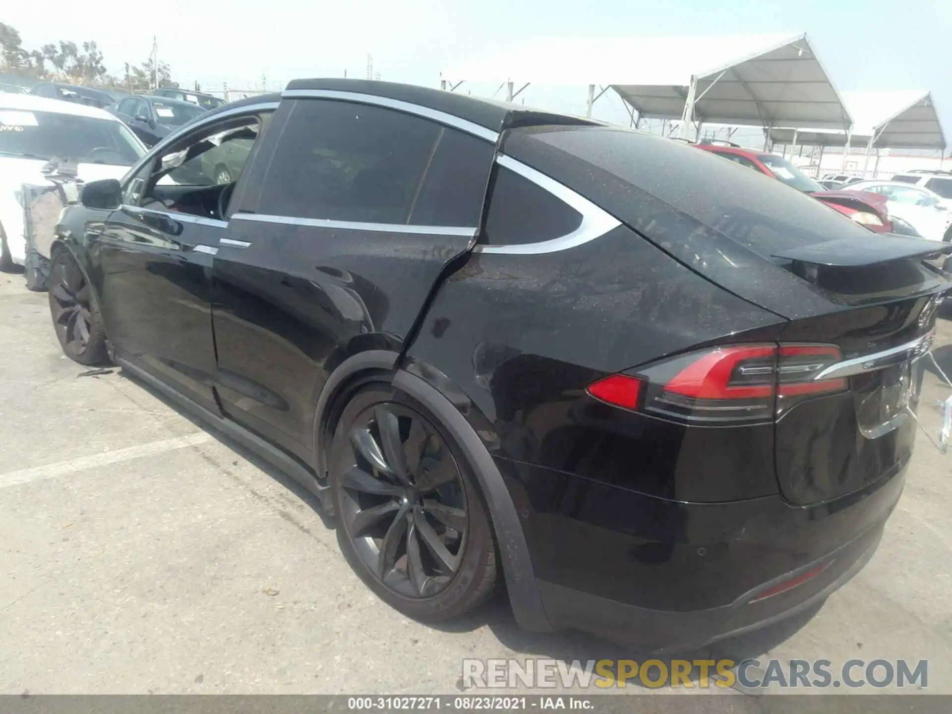 3 Фотография поврежденного автомобиля 5YJXCBE25KF181094 TESLA MODEL X 2019