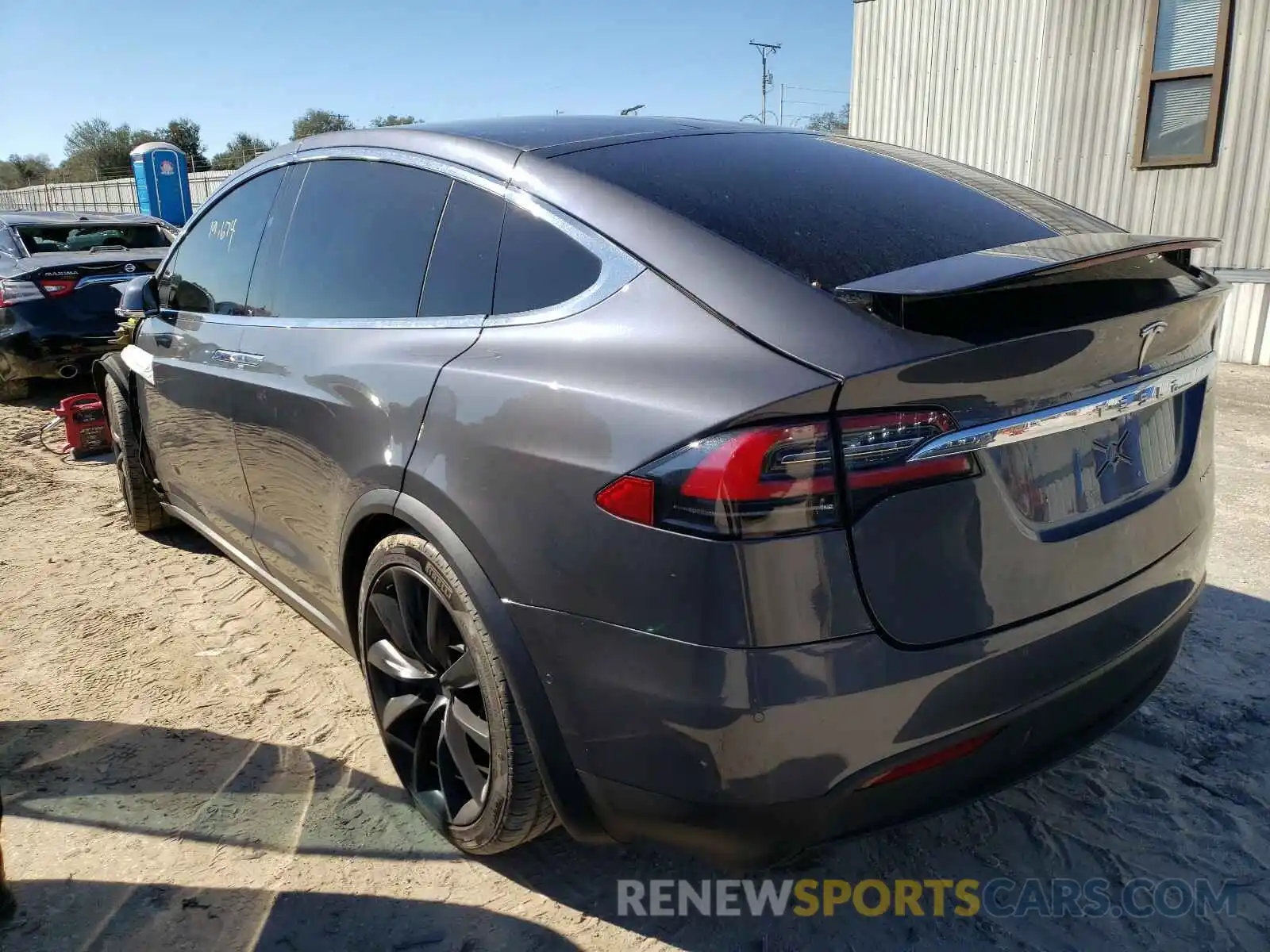 3 Photograph of a damaged car 5YJXCBE25KF192175 TESLA MODEL X 2019