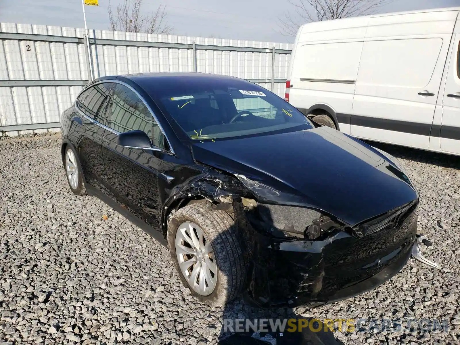 1 Photograph of a damaged car 5YJXCBE26KF149481 TESLA MODEL X 2019