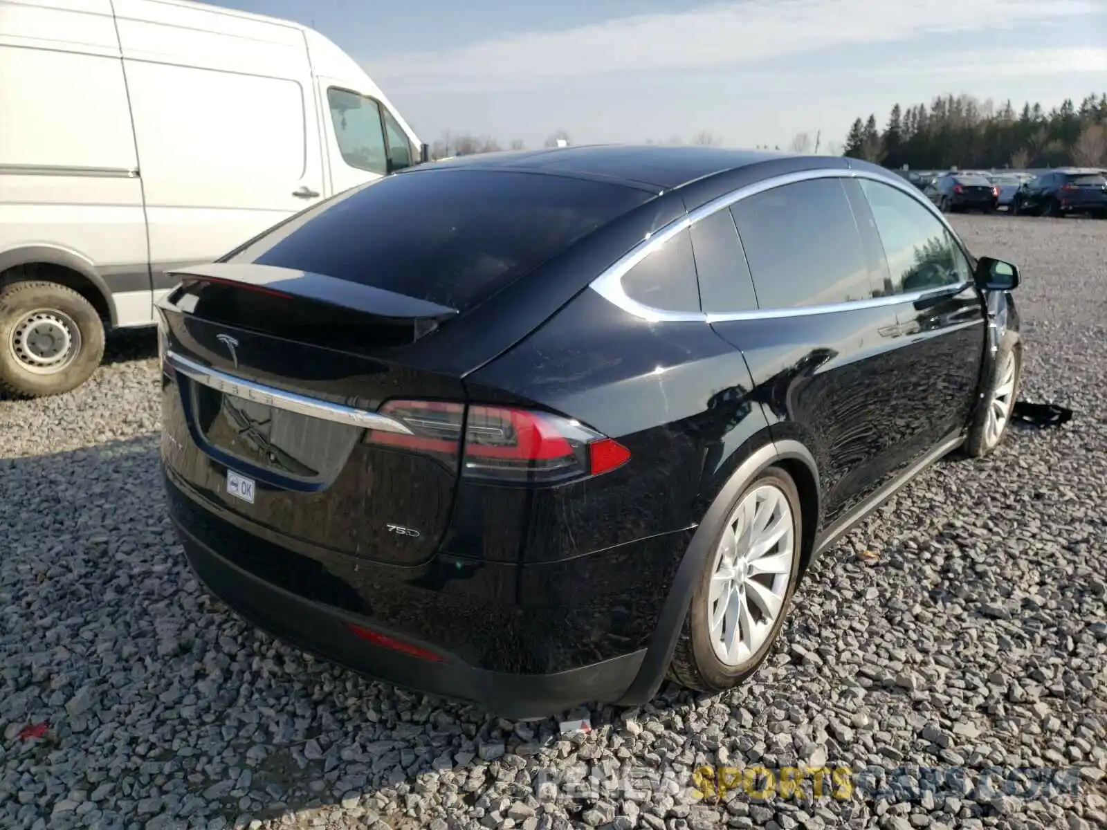 4 Фотография поврежденного автомобиля 5YJXCBE26KF149481 TESLA MODEL X 2019