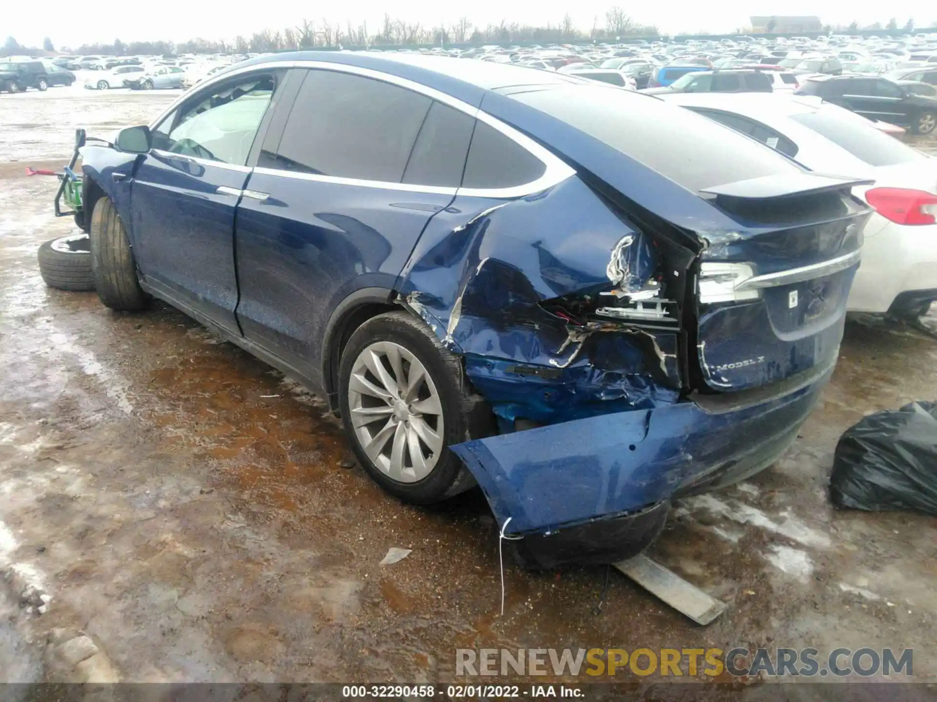 3 Фотография поврежденного автомобиля 5YJXCBE26KF153899 TESLA MODEL X 2019