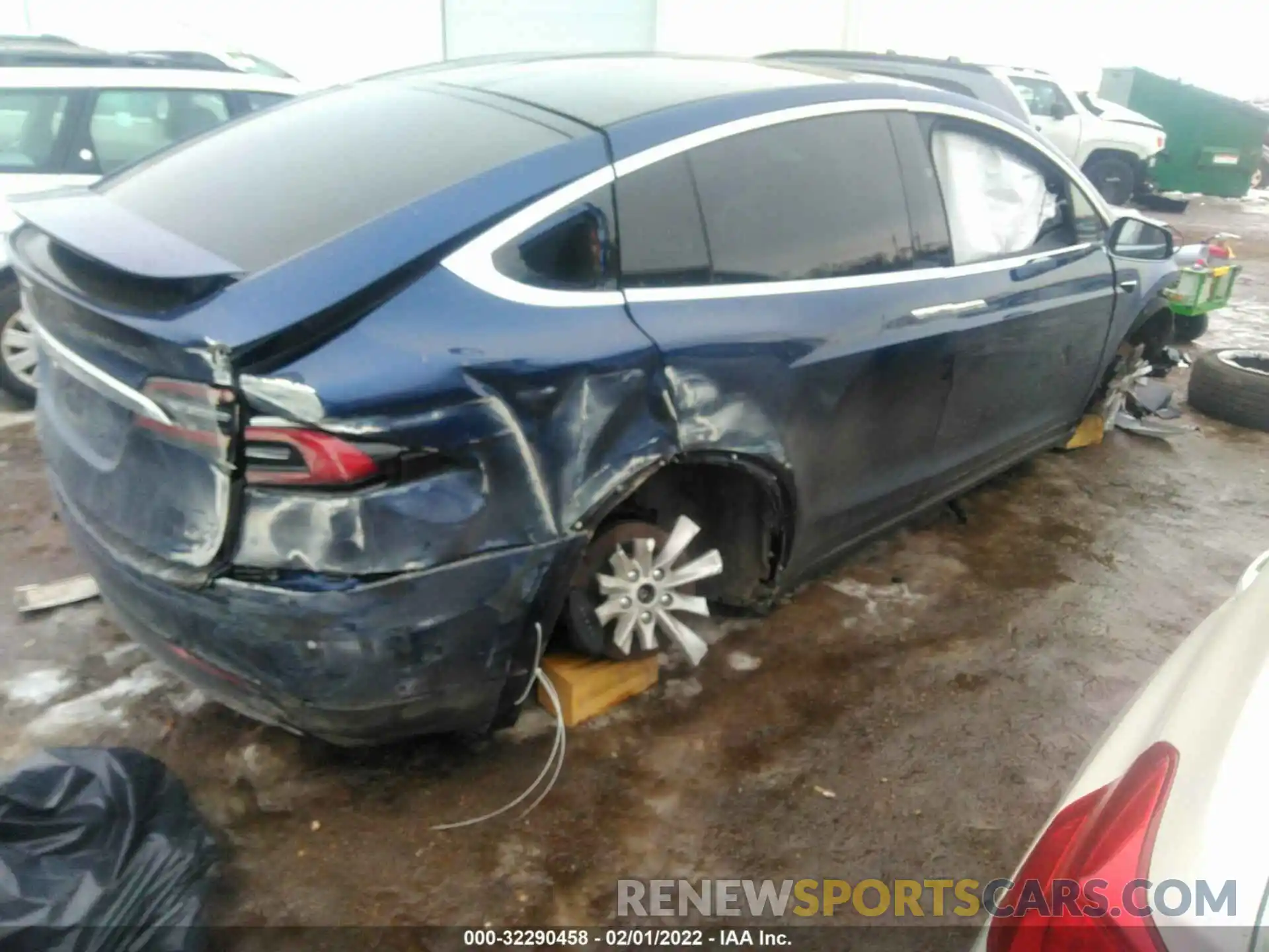 4 Photograph of a damaged car 5YJXCBE26KF153899 TESLA MODEL X 2019