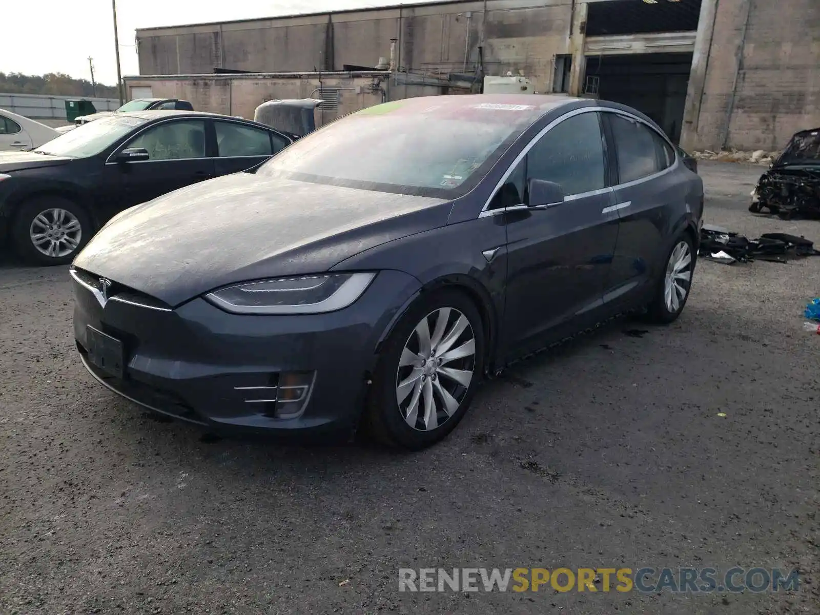 2 Photograph of a damaged car 5YJXCBE26KF160433 TESLA MODEL X 2019