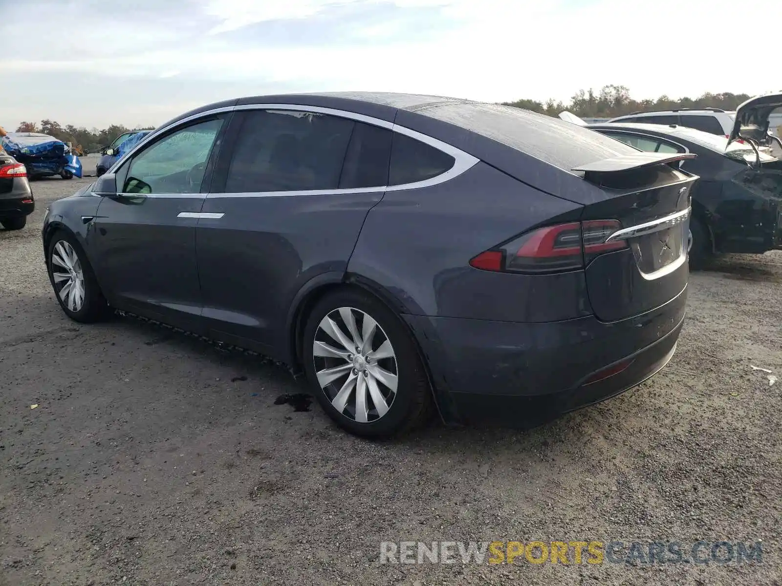 3 Photograph of a damaged car 5YJXCBE26KF160433 TESLA MODEL X 2019