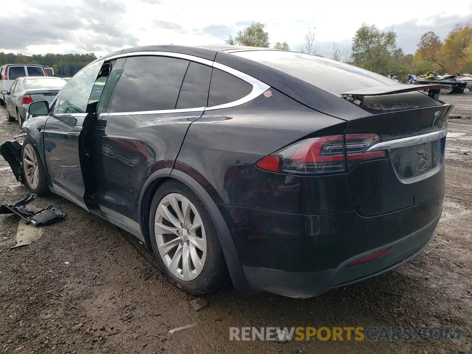 3 Photograph of a damaged car 5YJXCBE26KF190046 TESLA MODEL X 2019