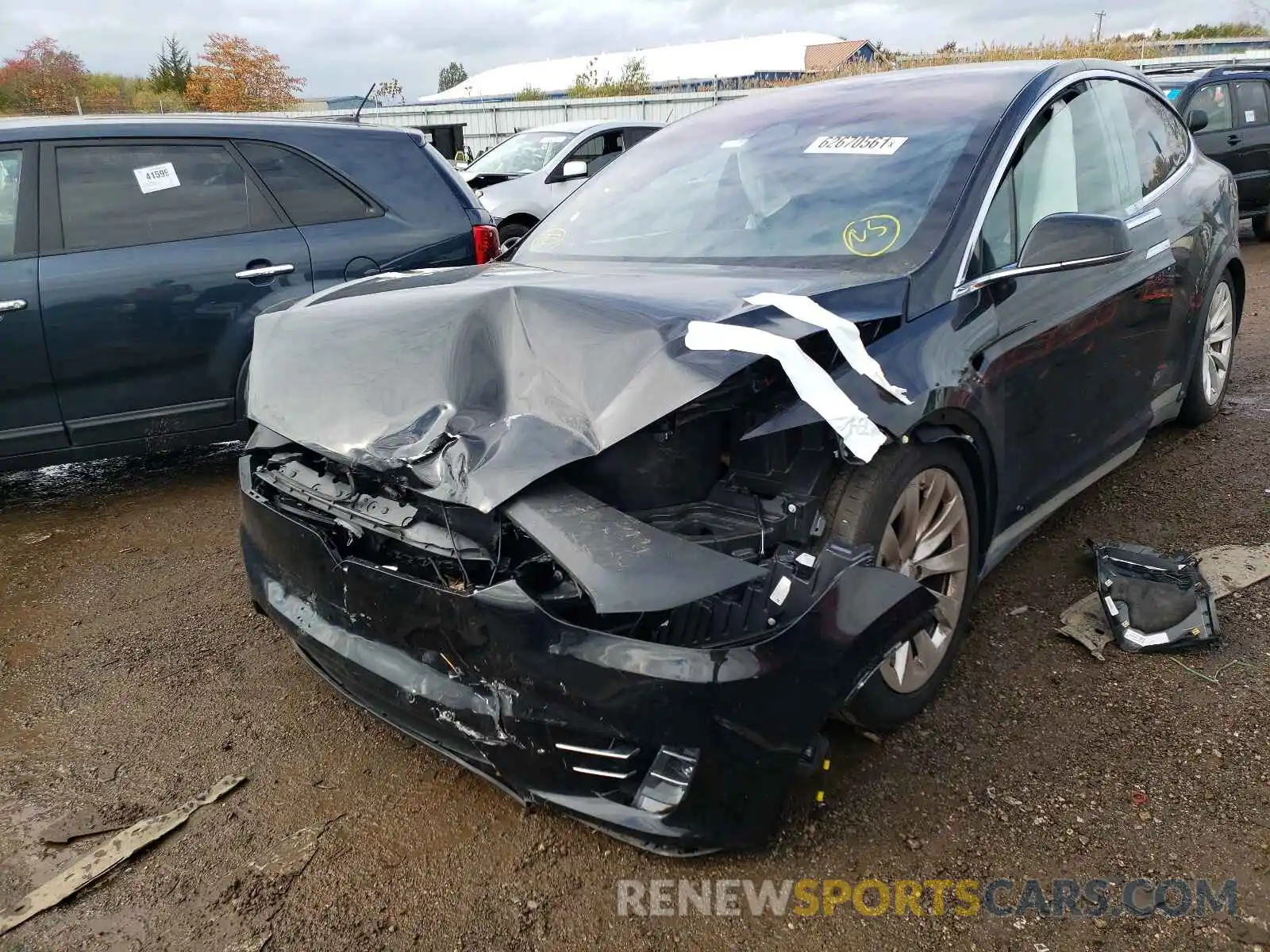 9 Photograph of a damaged car 5YJXCBE26KF190046 TESLA MODEL X 2019