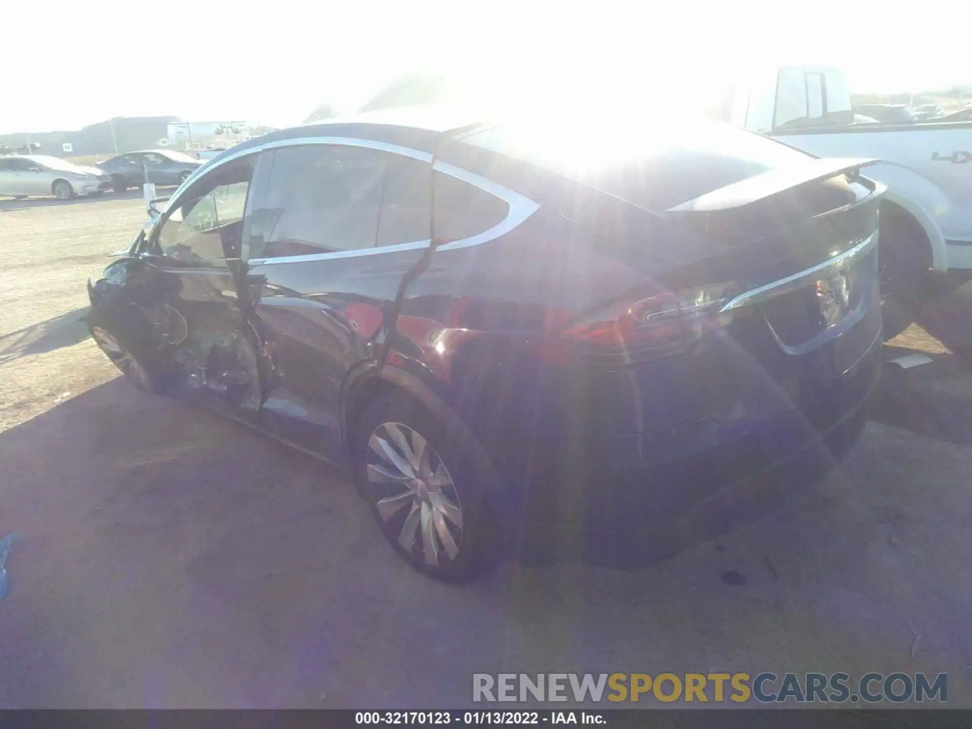 3 Photograph of a damaged car 5YJXCBE26KF191312 TESLA MODEL X 2019