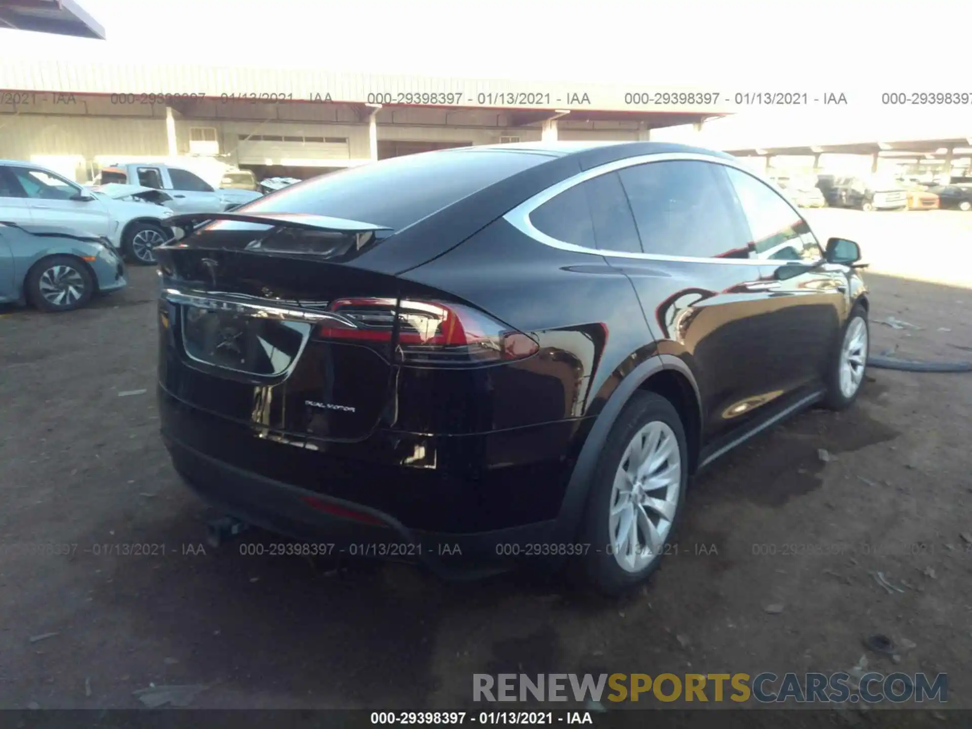 4 Фотография поврежденного автомобиля 5YJXCBE26KF198924 TESLA MODEL X 2019