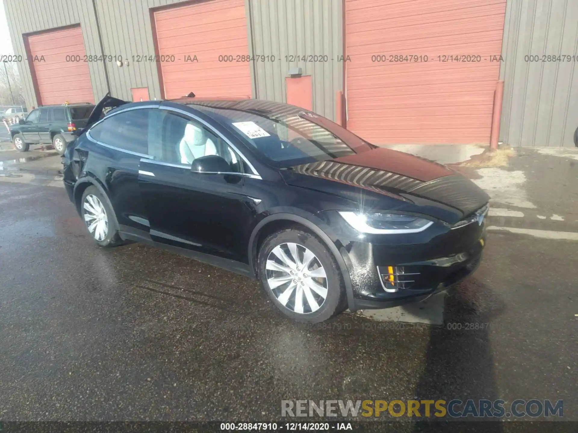 1 Photograph of a damaged car 5YJXCBE26KF212109 TESLA MODEL X 2019