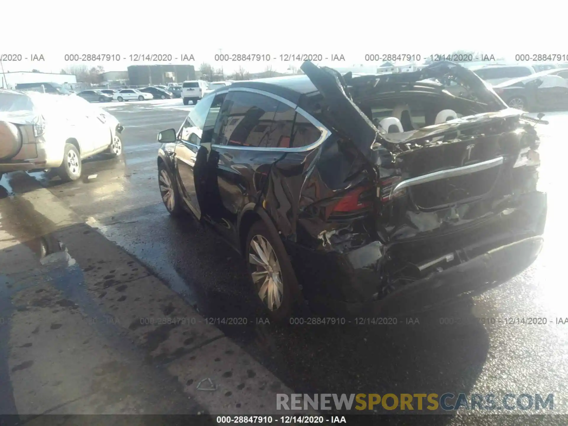 3 Photograph of a damaged car 5YJXCBE26KF212109 TESLA MODEL X 2019