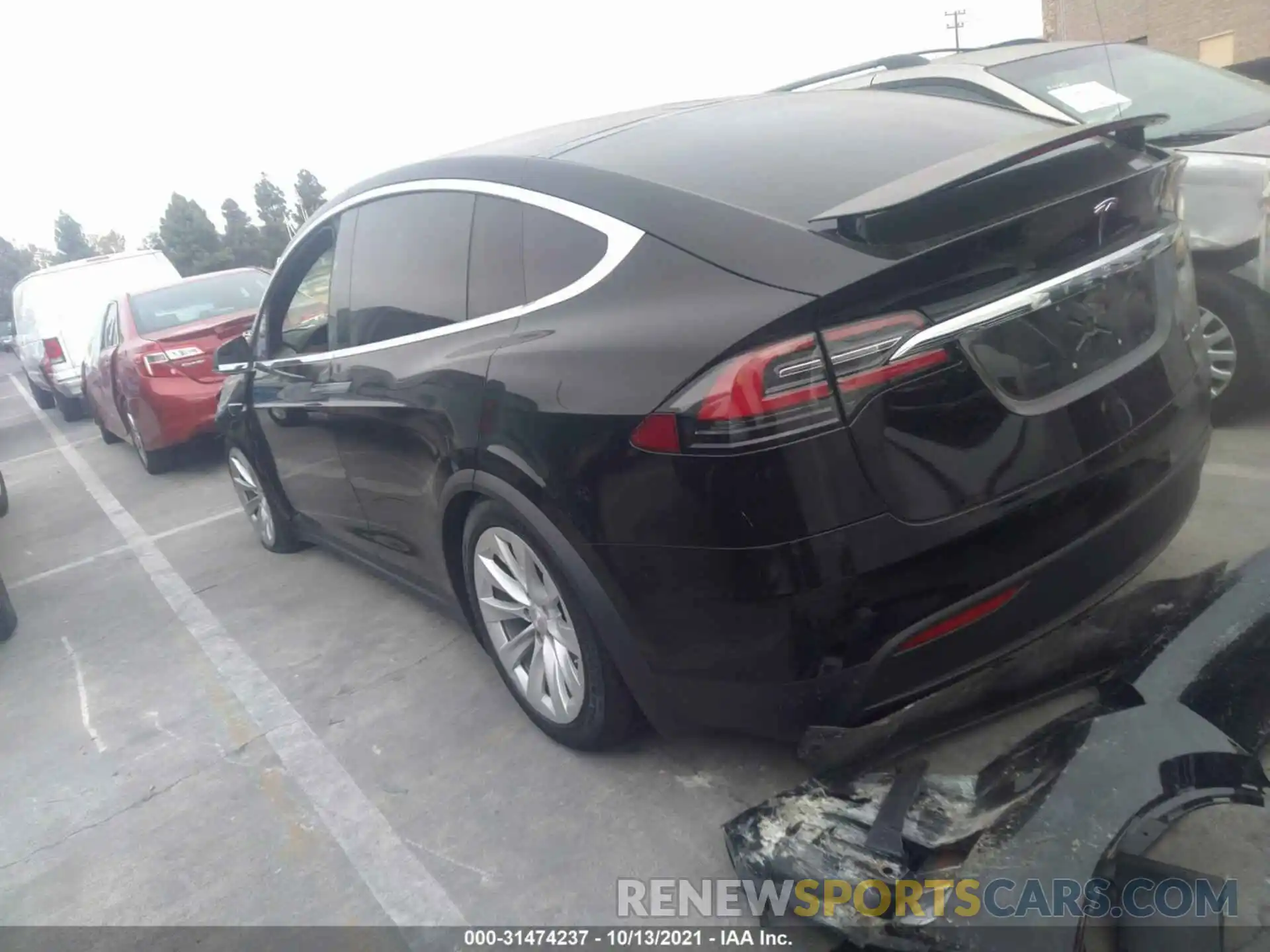 3 Photograph of a damaged car 5YJXCBE26KF212675 TESLA MODEL X 2019