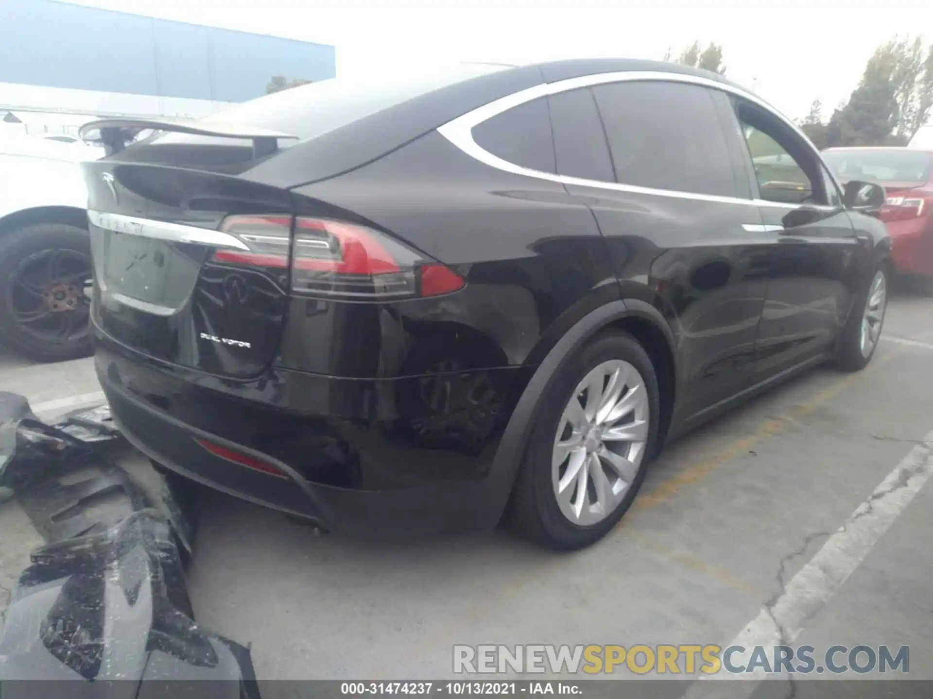 4 Фотография поврежденного автомобиля 5YJXCBE26KF212675 TESLA MODEL X 2019