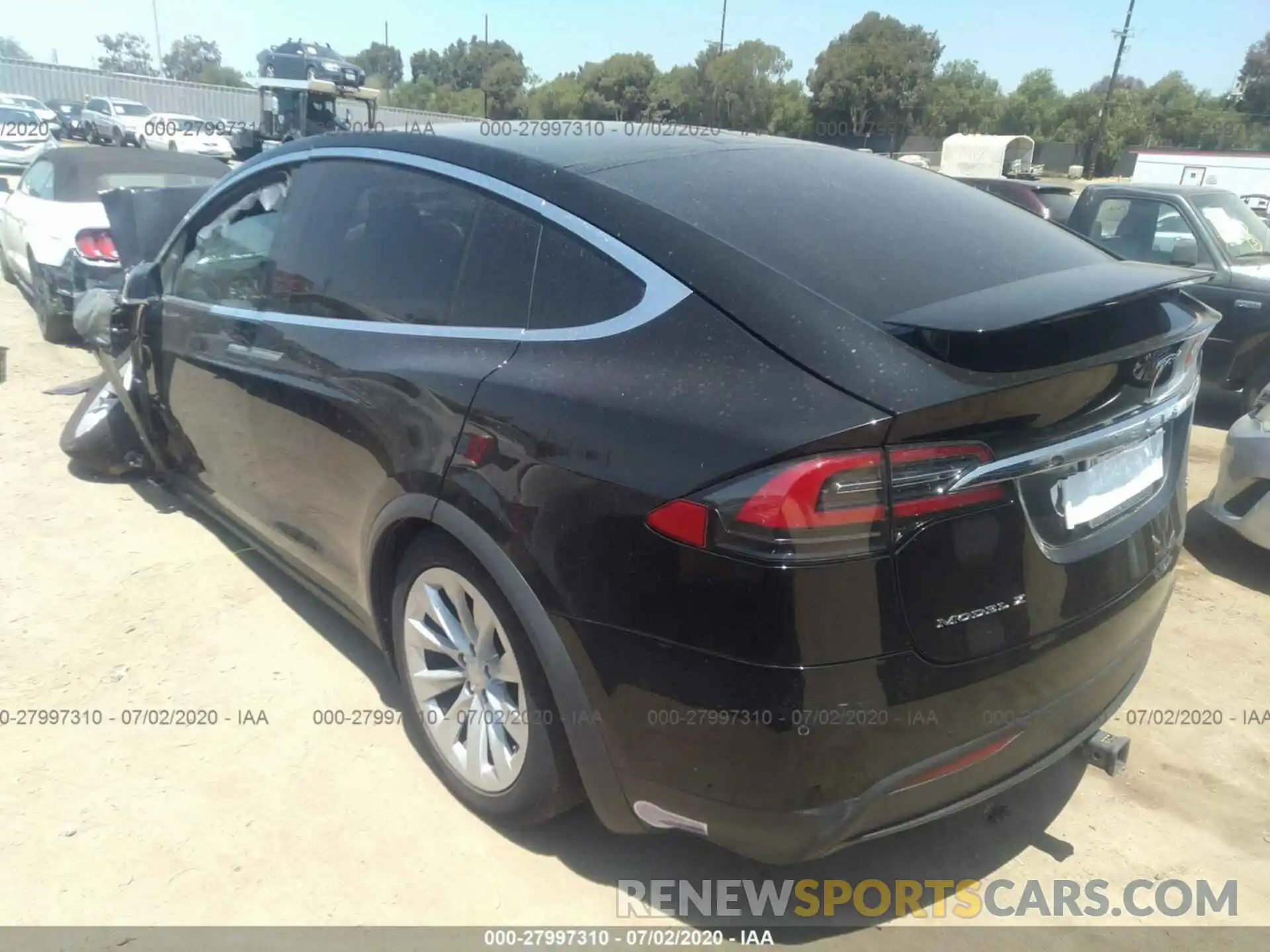 3 Photograph of a damaged car 5YJXCBE27KF159548 TESLA MODEL X 2019