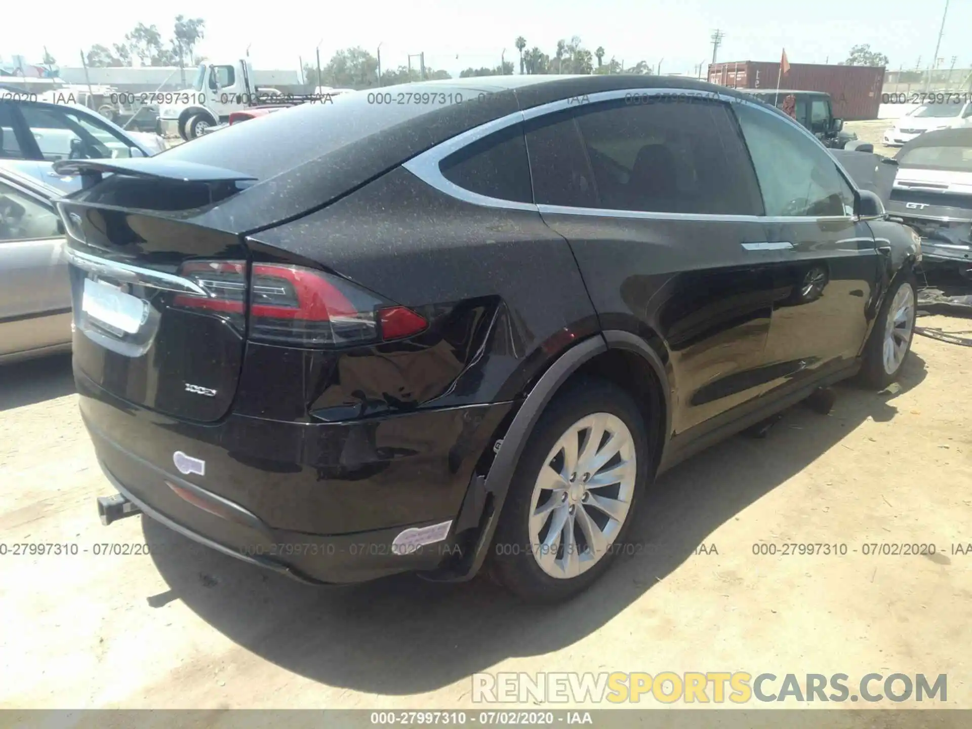 4 Photograph of a damaged car 5YJXCBE27KF159548 TESLA MODEL X 2019