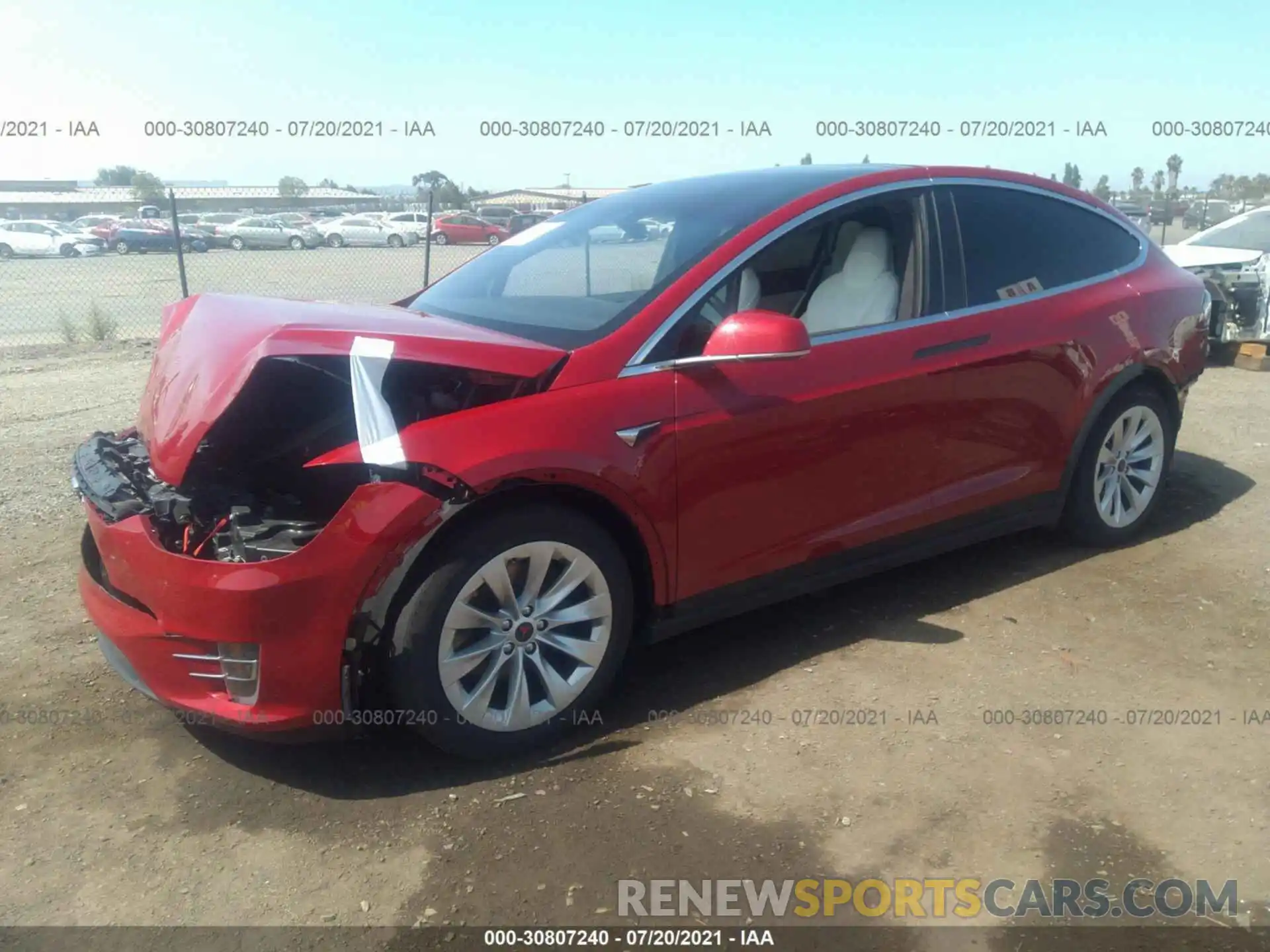 2 Photograph of a damaged car 5YJXCBE27KF160778 TESLA MODEL X 2019