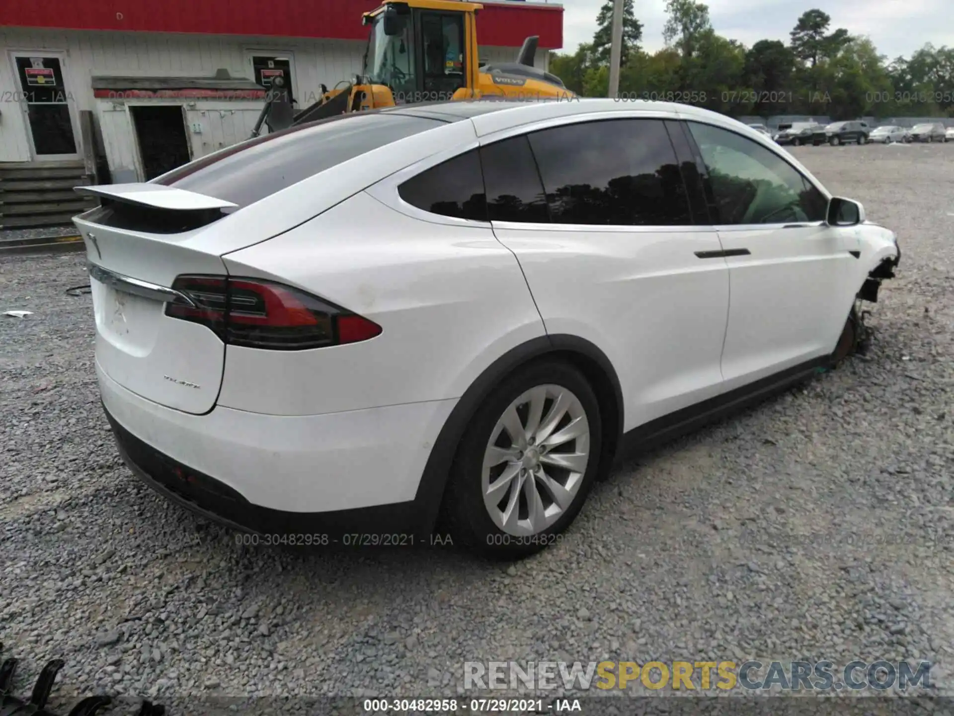 4 Фотография поврежденного автомобиля 5YJXCBE27KF195191 TESLA MODEL X 2019