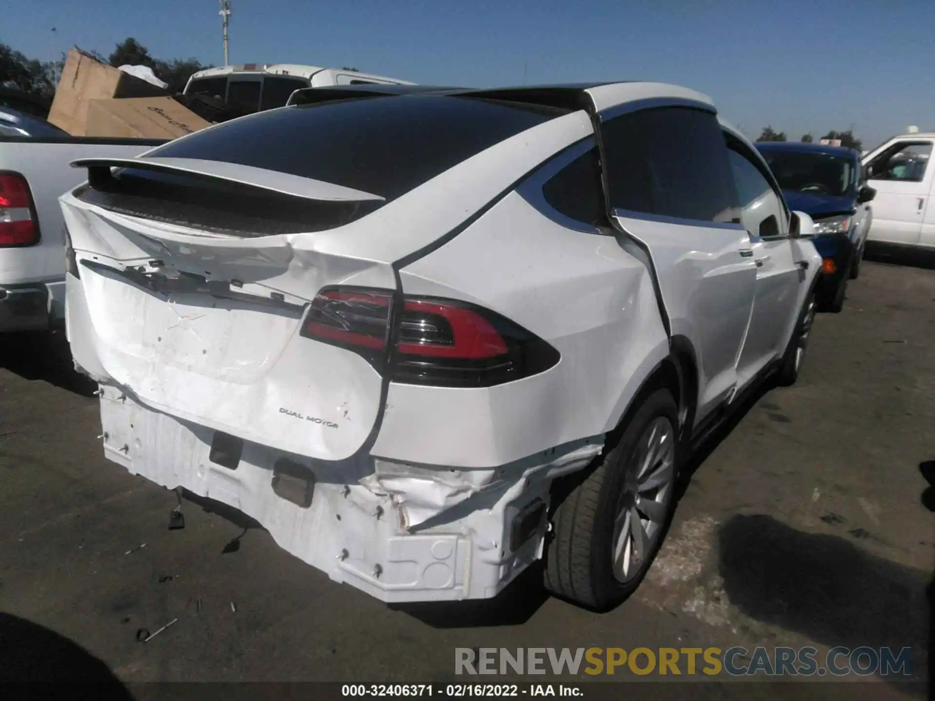 4 Photograph of a damaged car 5YJXCBE27KF202138 TESLA MODEL X 2019