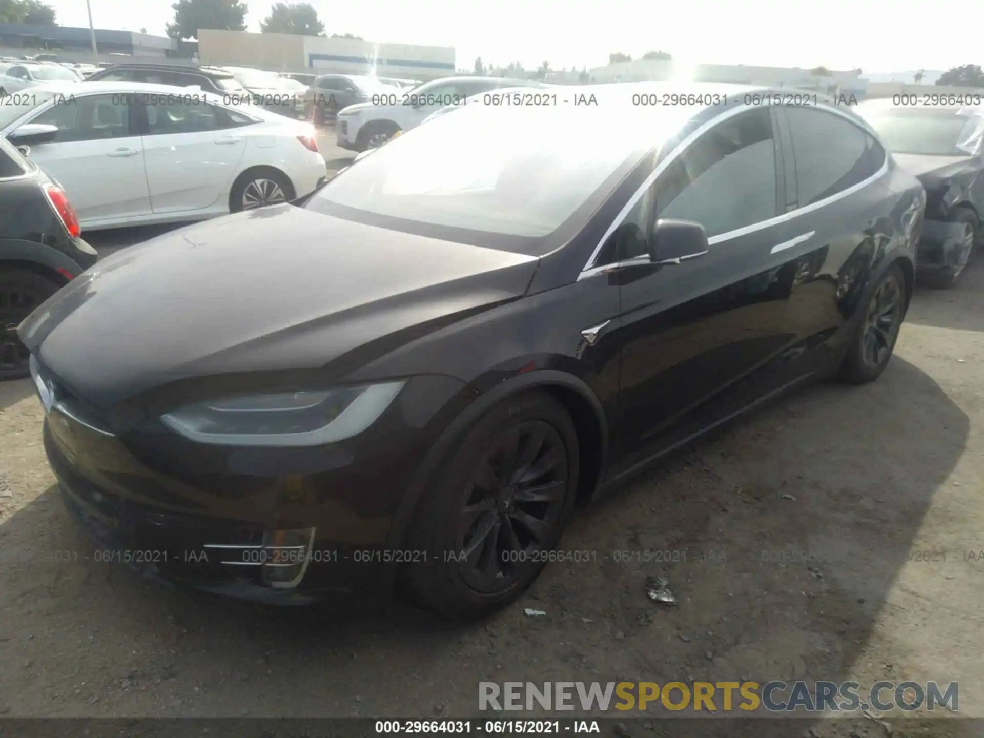 2 Фотография поврежденного автомобиля 5YJXCBE28KF141639 TESLA MODEL X 2019