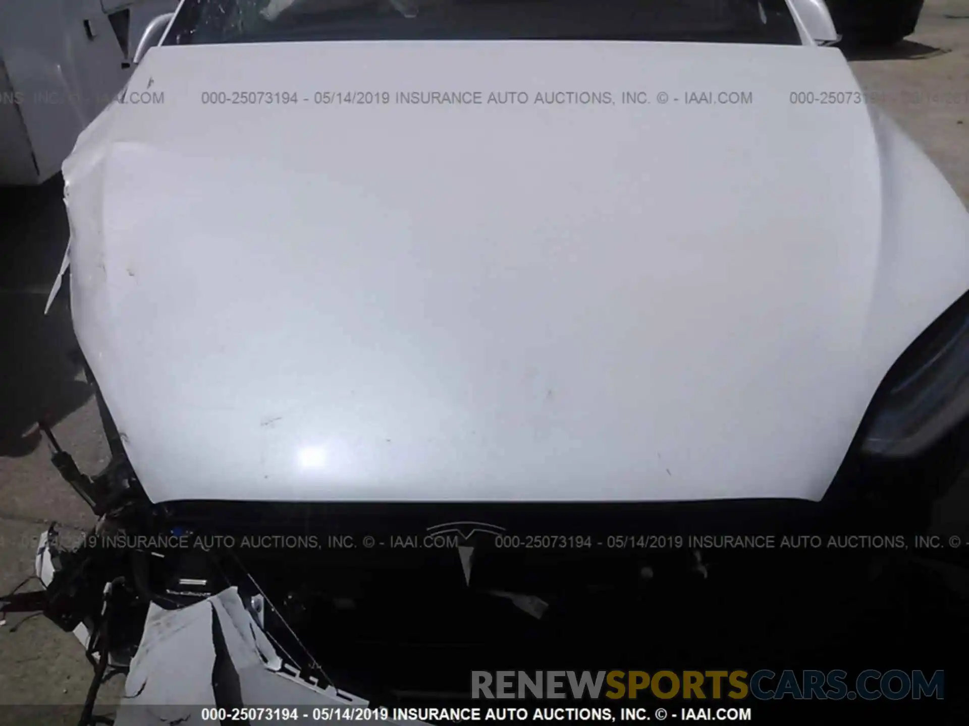 10 Photograph of a damaged car 5YJXCBE28KF155511 TESLA MODEL X 2019