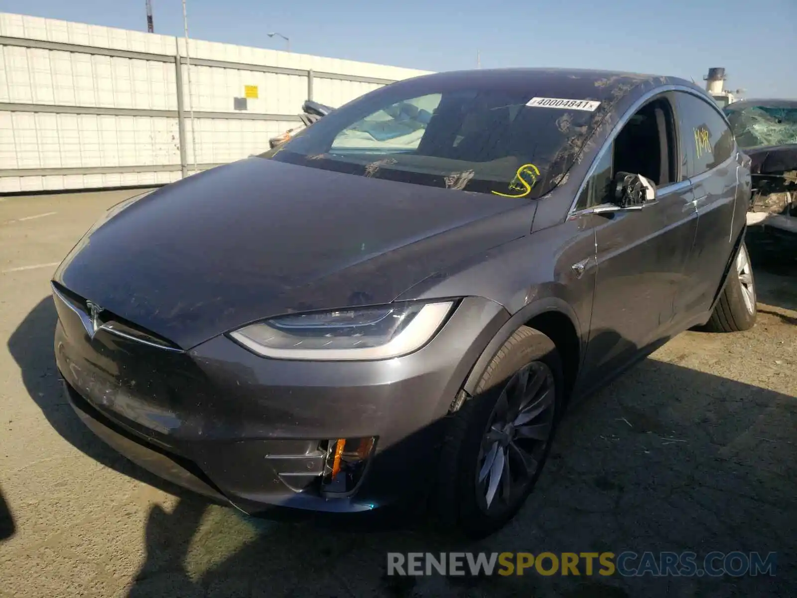 2 Photograph of a damaged car 5YJXCBE28KF182773 TESLA MODEL X 2019