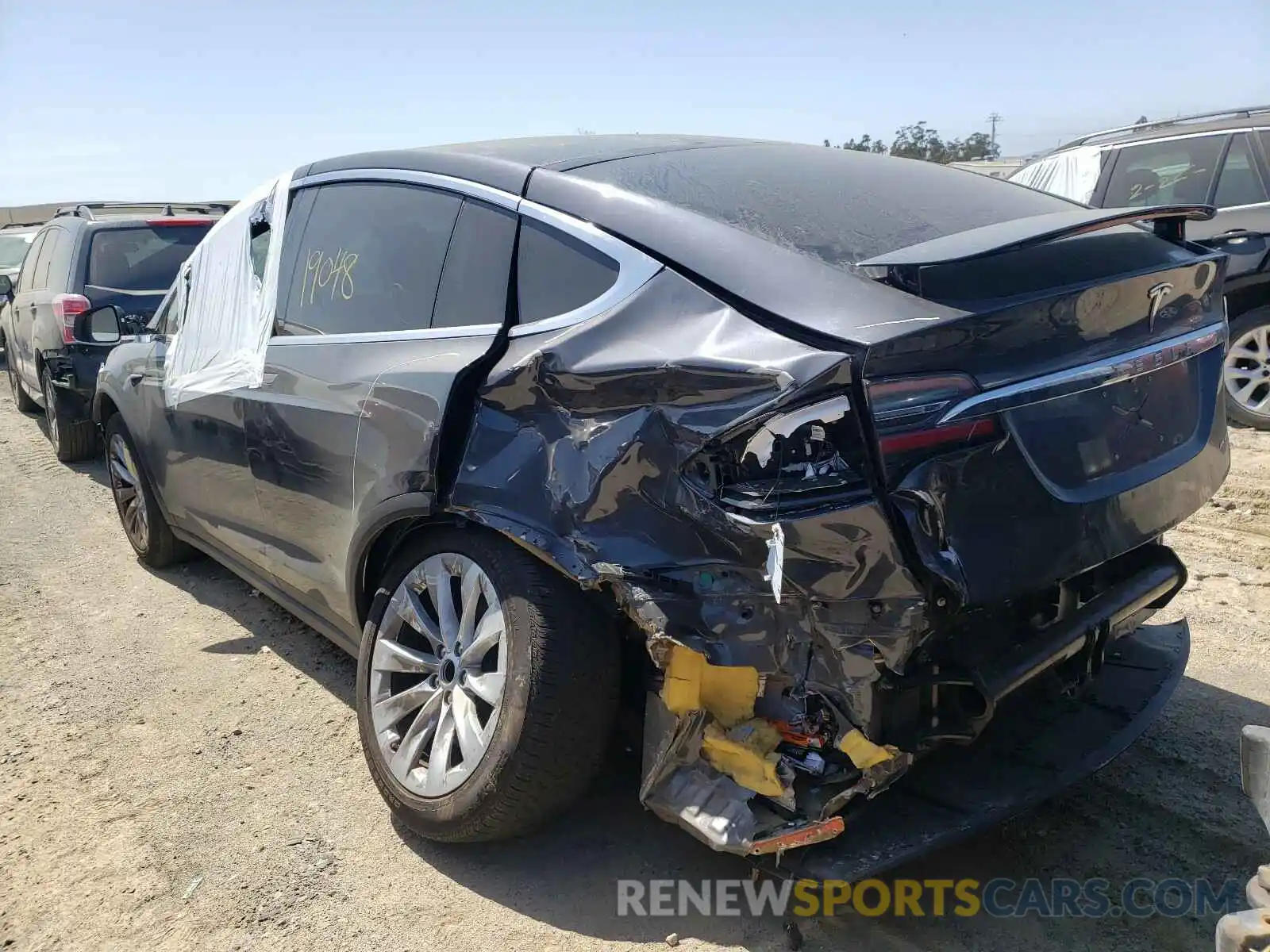 3 Photograph of a damaged car 5YJXCBE28KF182773 TESLA MODEL X 2019