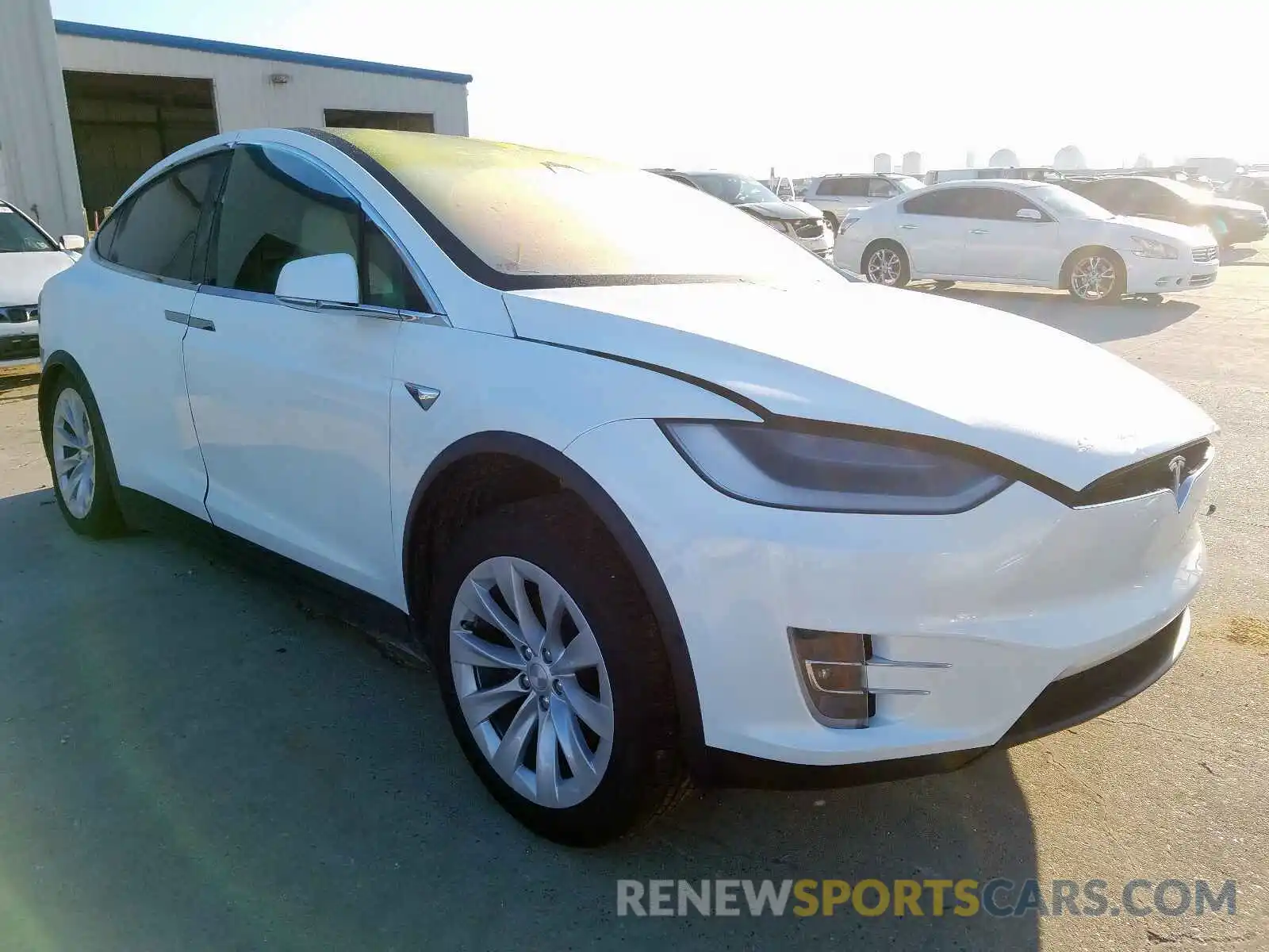 1 Photograph of a damaged car 5YJXCBE28KF198231 TESLA MODEL X 2019