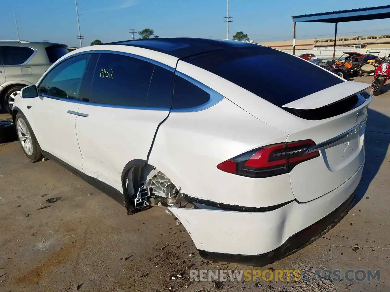 3 Photograph of a damaged car 5YJXCBE28KF198231 TESLA MODEL X 2019