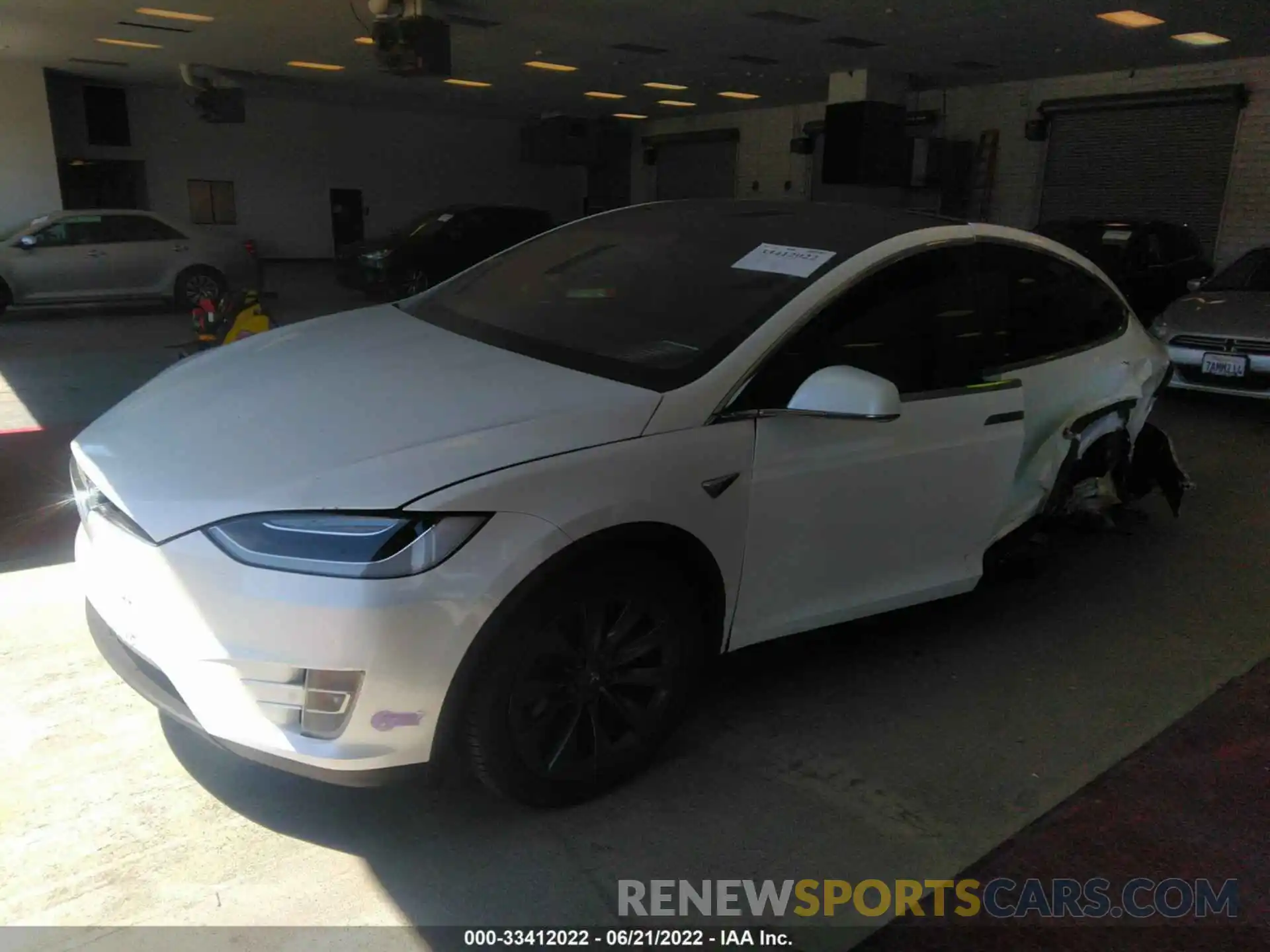 2 Photograph of a damaged car 5YJXCBE29KF153234 TESLA MODEL X 2019