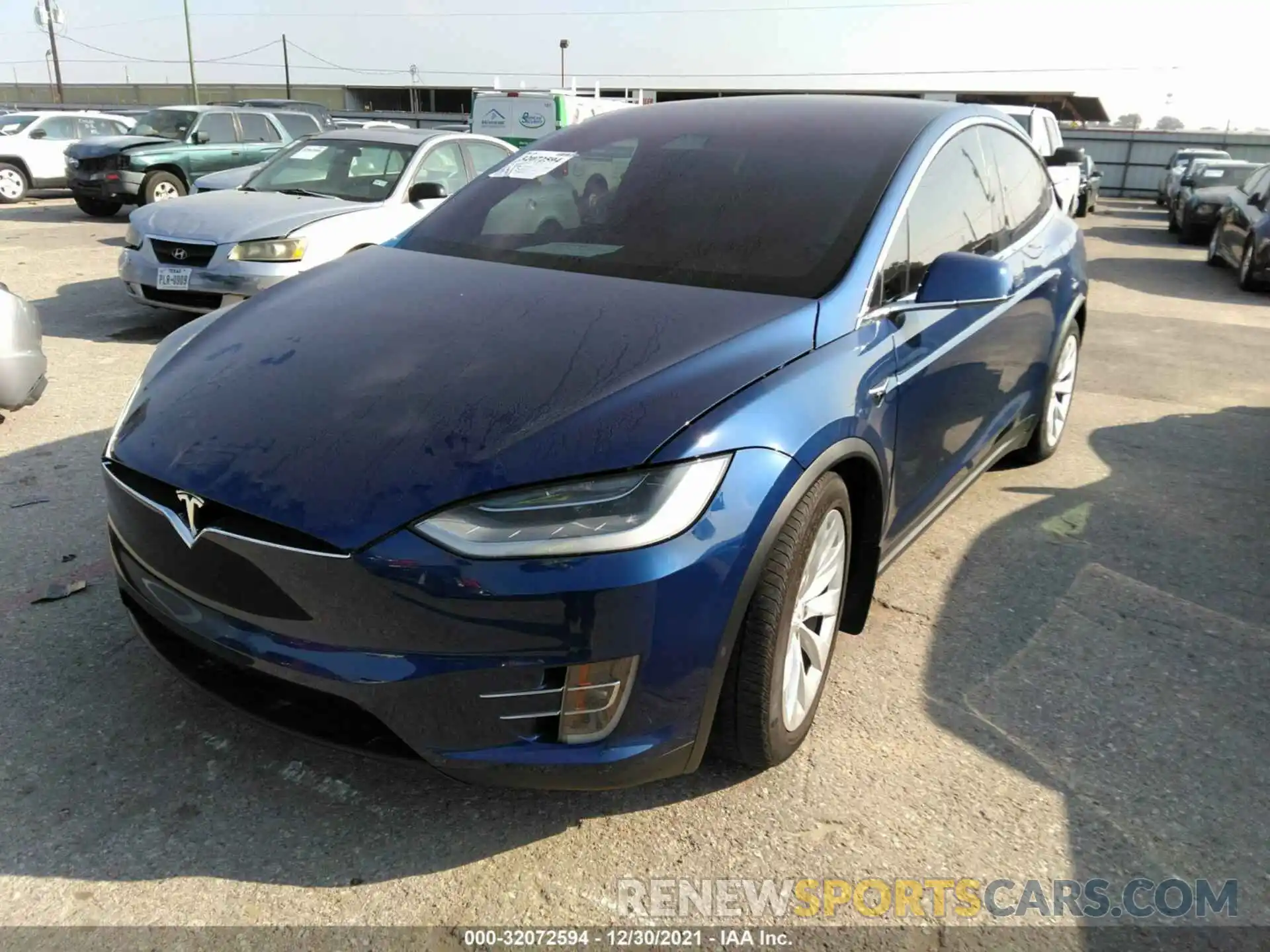 2 Фотография поврежденного автомобиля 5YJXCBE29KF213058 TESLA MODEL X 2019