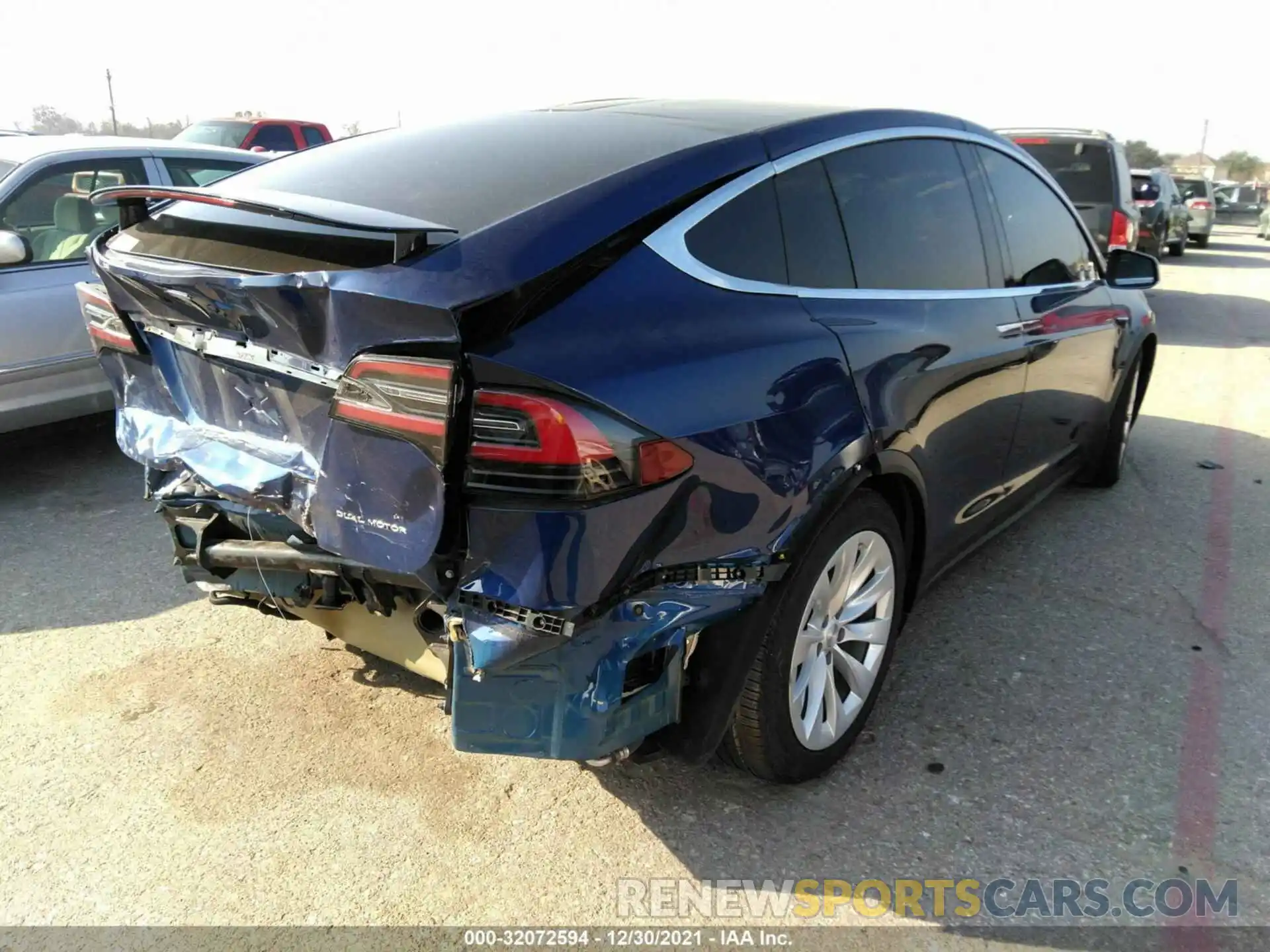 4 Photograph of a damaged car 5YJXCBE29KF213058 TESLA MODEL X 2019