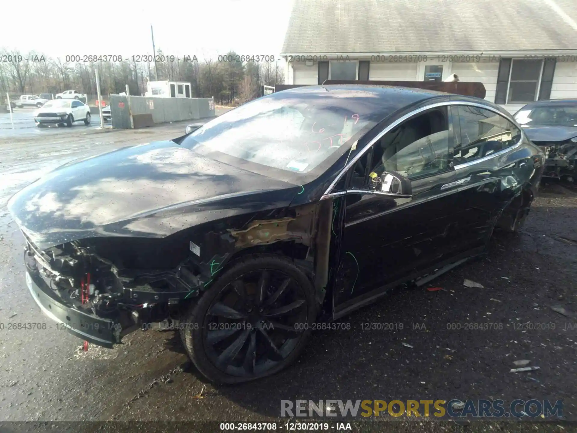 2 Photograph of a damaged car 5YJXCBE2XKF150973 TESLA MODEL X 2019