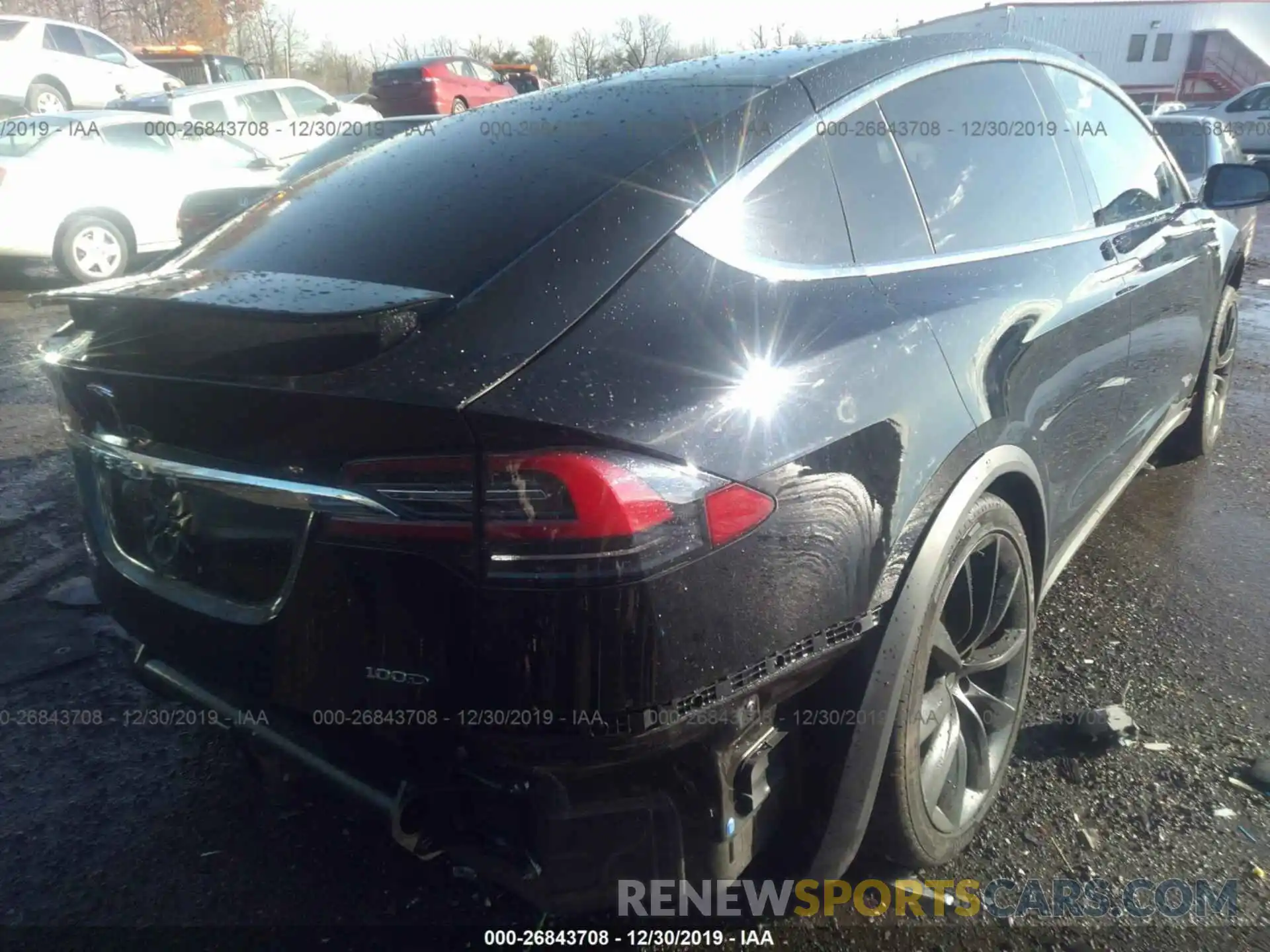 4 Фотография поврежденного автомобиля 5YJXCBE2XKF150973 TESLA MODEL X 2019