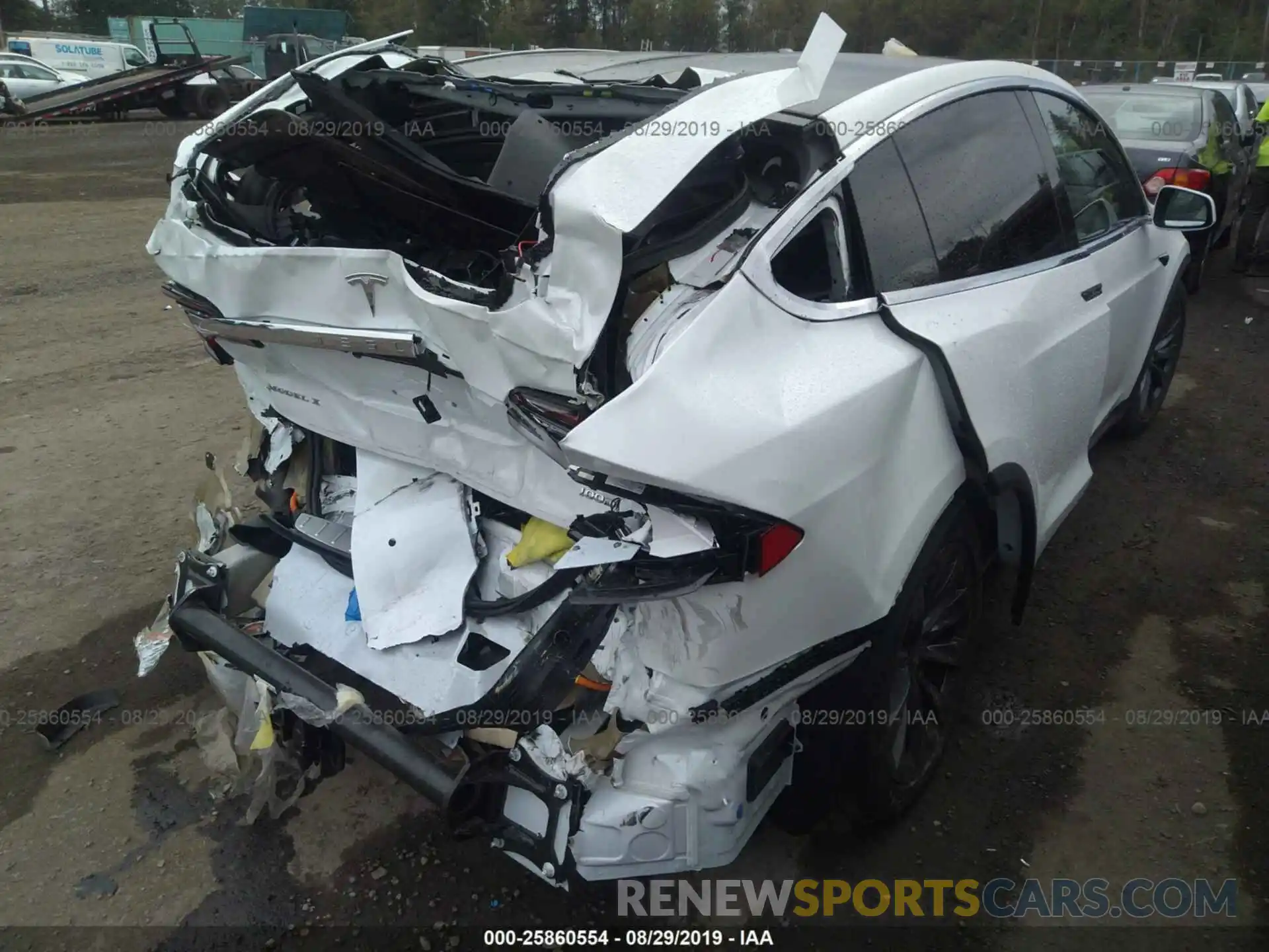 4 Photograph of a damaged car 5YJXCBE2XKF153212 TESLA MODEL X 2019