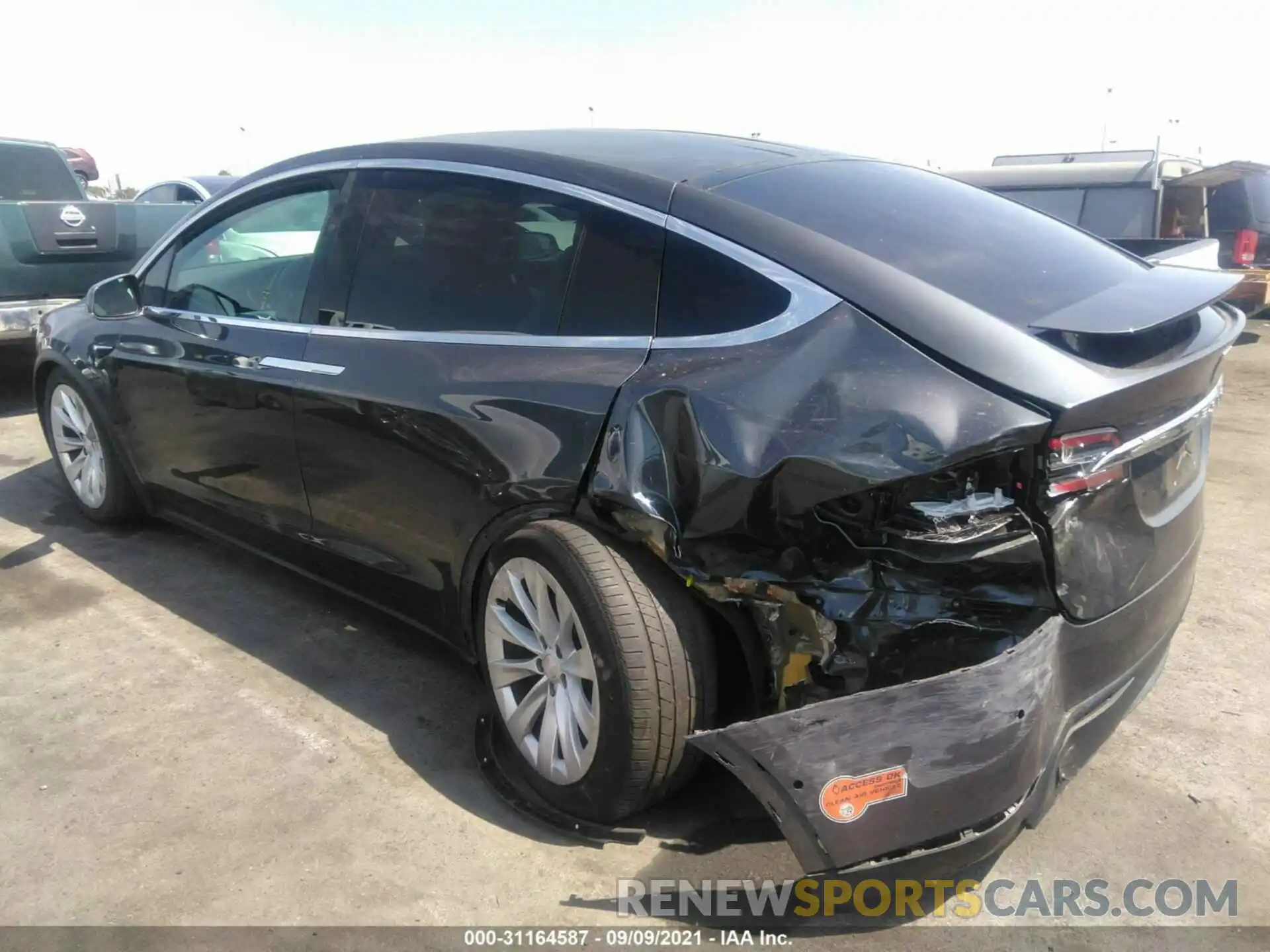 3 Photograph of a damaged car 5YJXCBE2XKF196318 TESLA MODEL X 2019