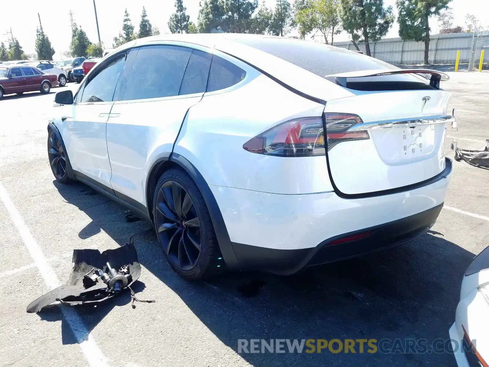 3 Photograph of a damaged car 5YJXCBE2XKF196397 TESLA MODEL X 2019